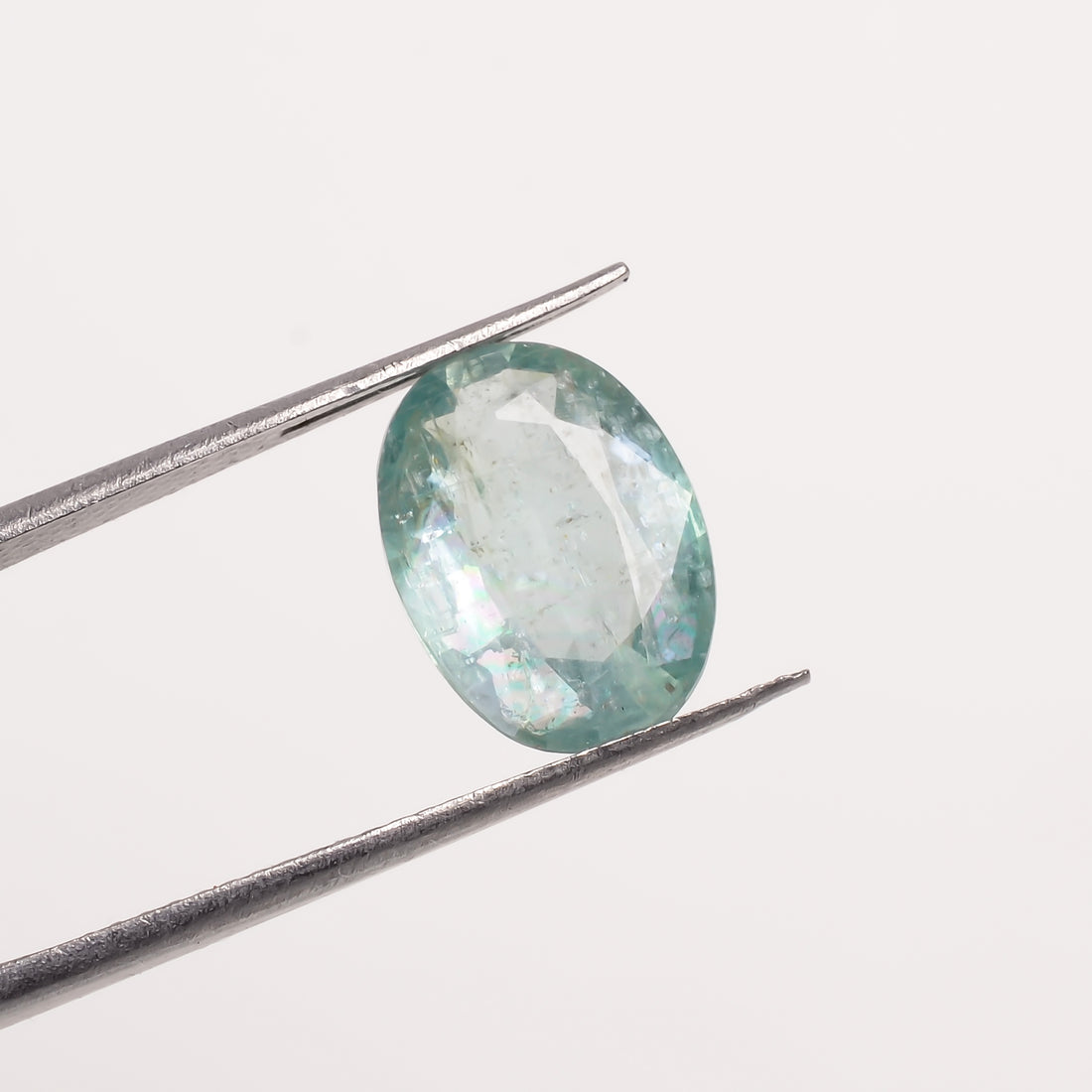 Light Green Kyanite Oval Shape Cut Stone Loose Gemstone For Making Jewelry 3 Ct. 11X8X4 MM Y-9730