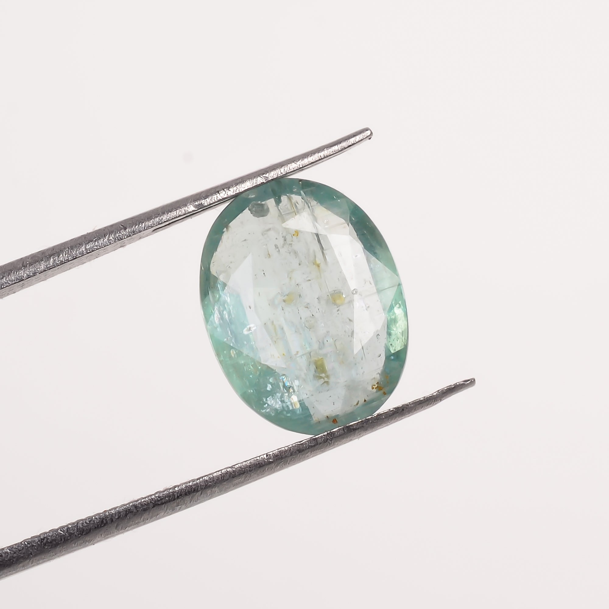 Light Green Kyanite Oval Shape Cut Stone Loose Gemstone For Making Jewelry 3 Ct. 11X8X3 MM Y-9732