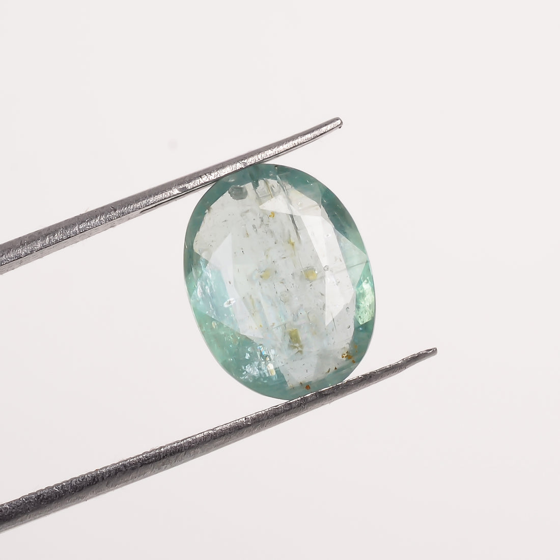 Light Green Kyanite Oval Shape Cut Stone Loose Gemstone For Making Jewelry 3 Ct. 11X8X3 MM Y-9732