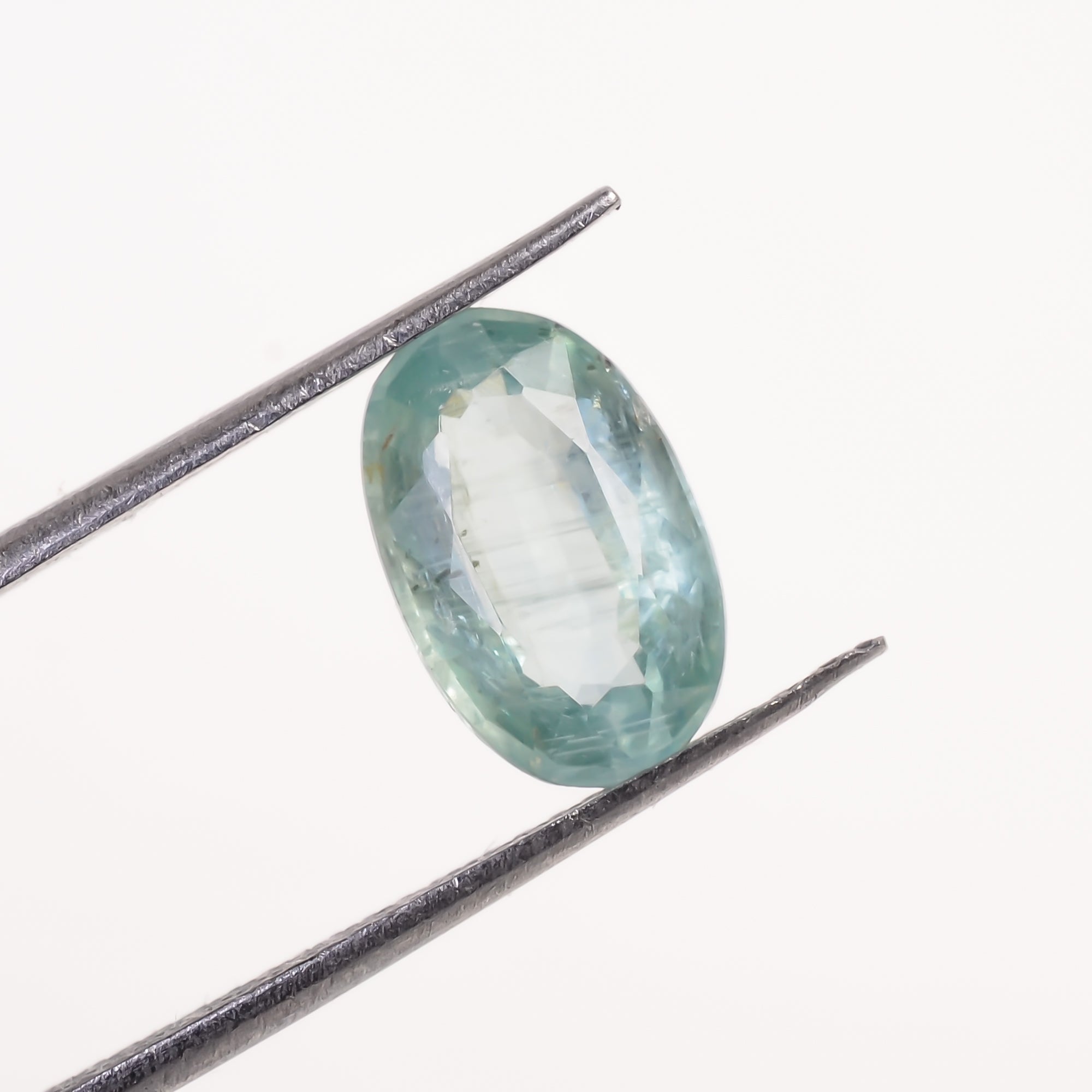 Light Green Kyanite Oval Shape Cut Stone Loose Gemstone For Making Jewelry 2 Ct. 9X6X3 MM Y-9734