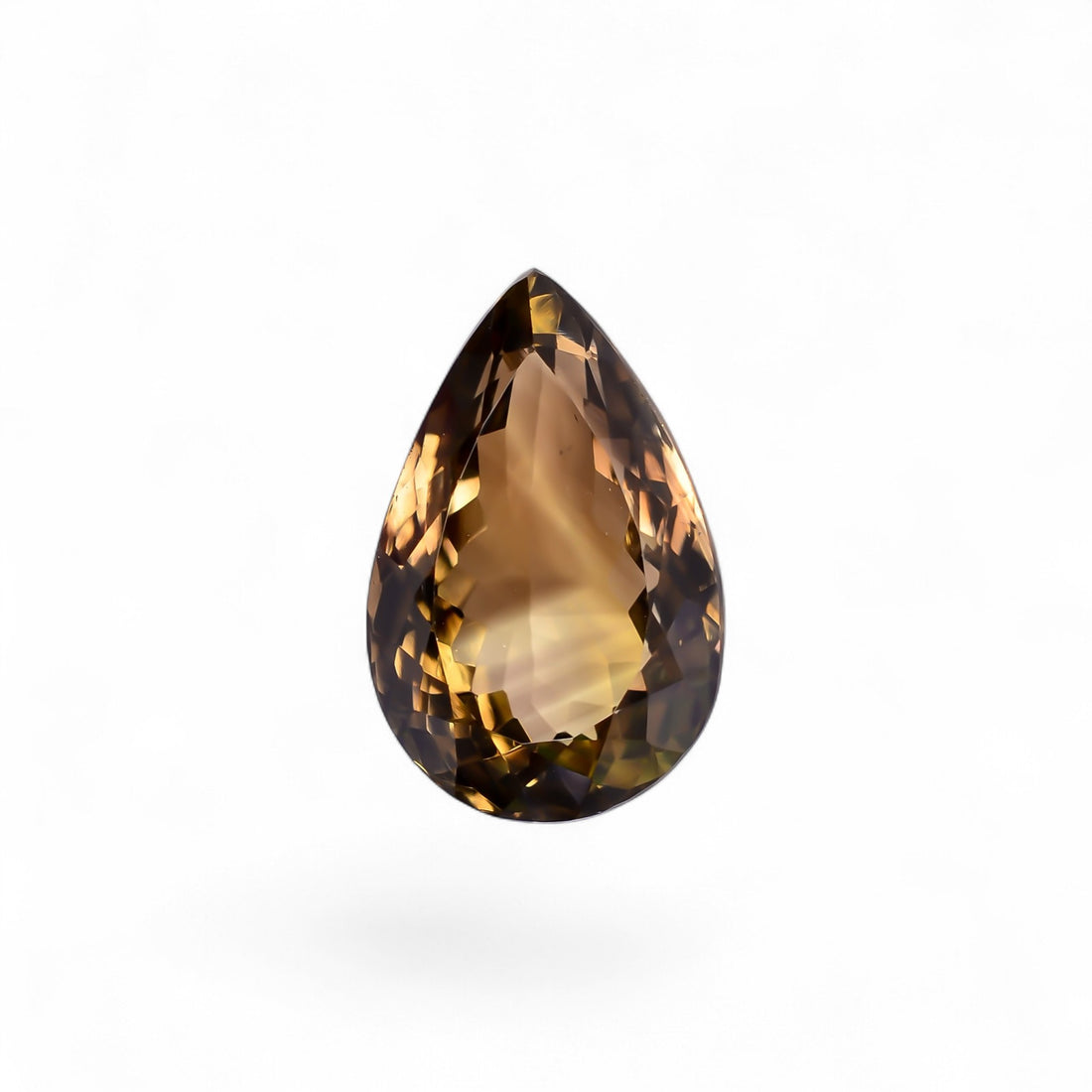 Natural Lemon Smoky Quartz Pear Shape Cut Stone Loose Gemstone For Making Jewelry 18 Ct. 20X13X11 mm Y-9897