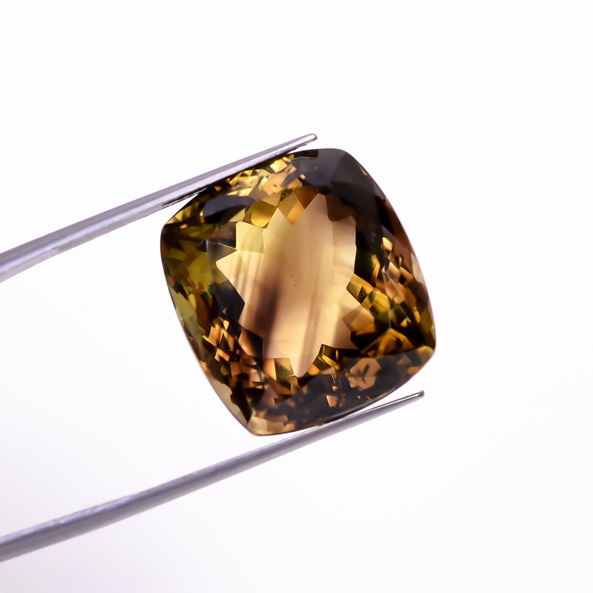 Natural Lemon Smoky Quartz Radiant Shape Cut Stone Loose Gemstone For Making Jewelry 34 Ct. 19X18X14 mm Y-9898