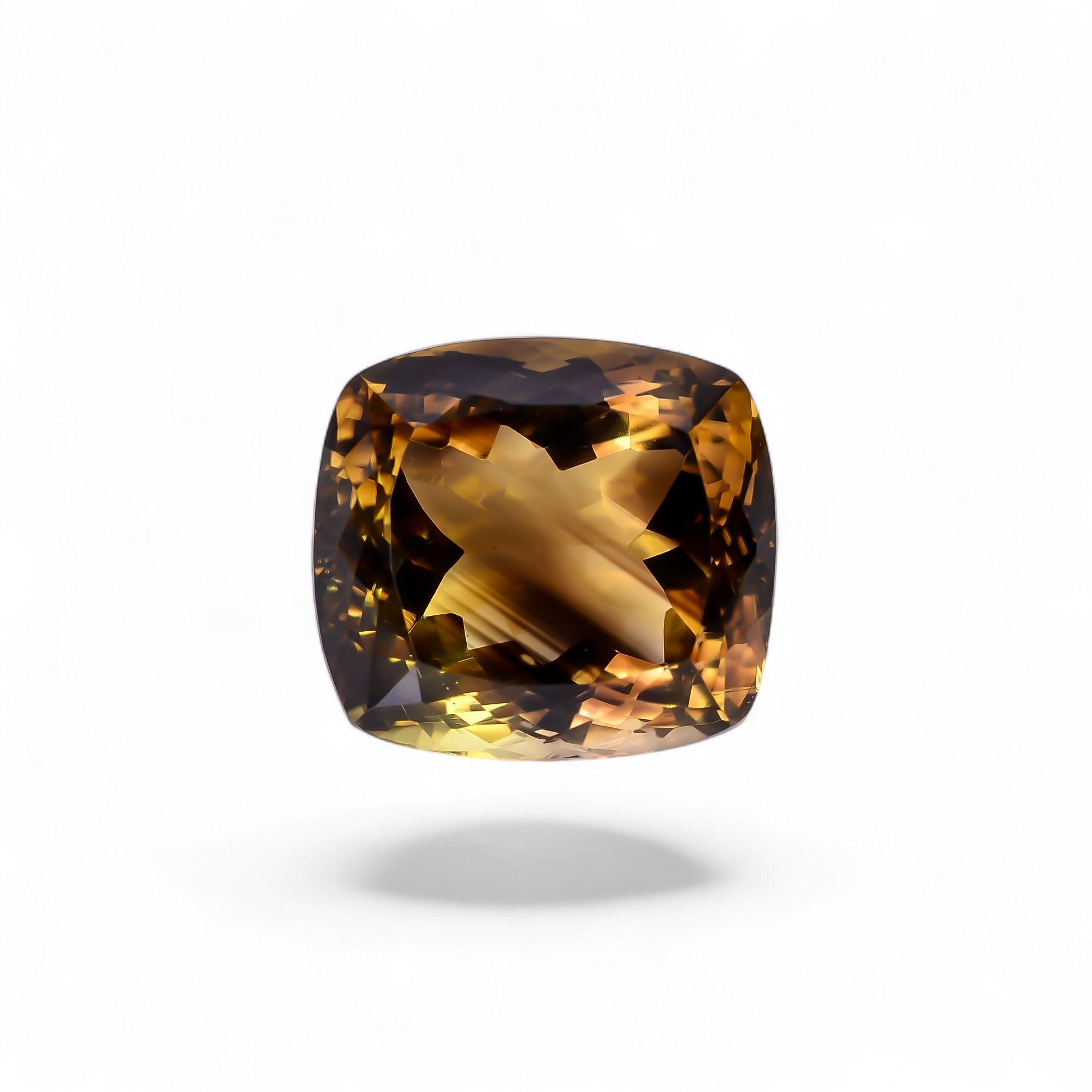 Natural Lemon Smoky Quartz Radiant Shape Cut Stone Loose Gemstone For Making Jewelry 34 Ct. 19X18X14 mm Y-9898