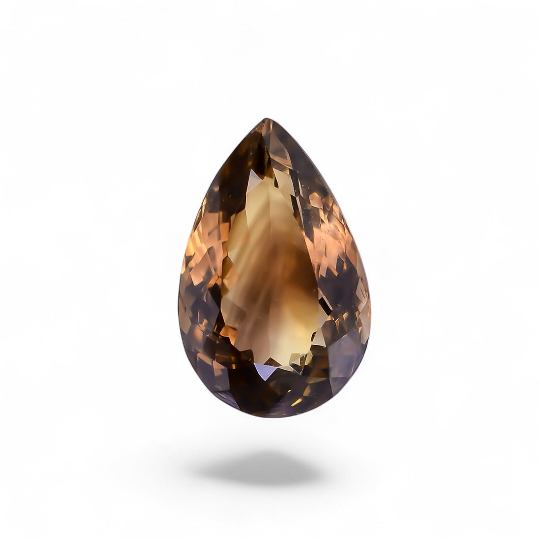 Natural Lemon Smoky Quartz Pear Shape Cut Stone Loose Gemstone For Making Jewelry 10 Ct. 17X11X8 mm Y-9907