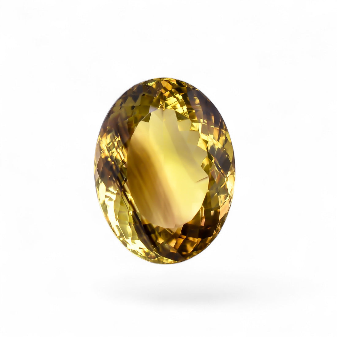Natural Lemon Smoky Quartz Oval Shape Cut Stone Loose Gemstone For Making Jewelry 40 Ct. 25X19X13 mm Y-9909