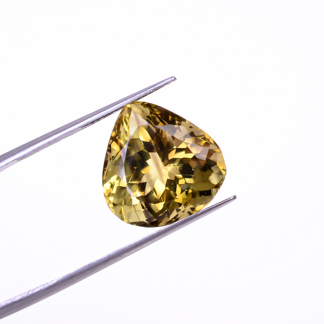 Natural Lemon Smoky Quartz Heart Shape Cut Stone Loose Gemstone For Making Jewelry 14 Ct. 15X14X12 mm Y-9910