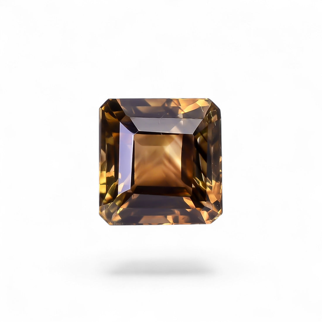 Natural Lemon Smoky Quartz Cushion Shape Cut Stone Loose Gemstone For Making Jewelry 16.5 Ct. 14X14X11 mm Y-9911