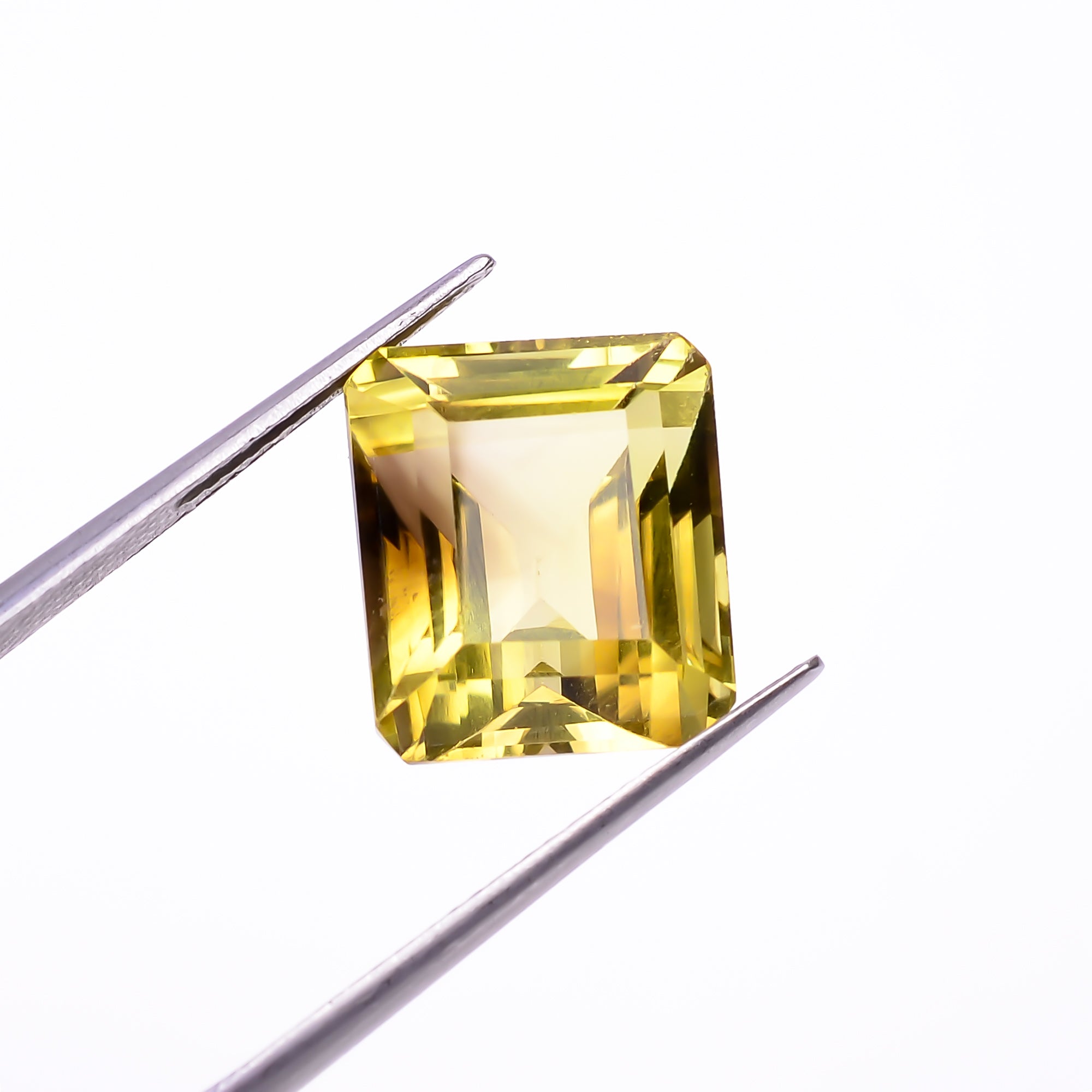 Natural Lemon Smoky Quartz Radiant Shape Cut Stone Loose Gemstone For Making Jewelry 11.5 Ct. 13X11X10 mm Y-9912