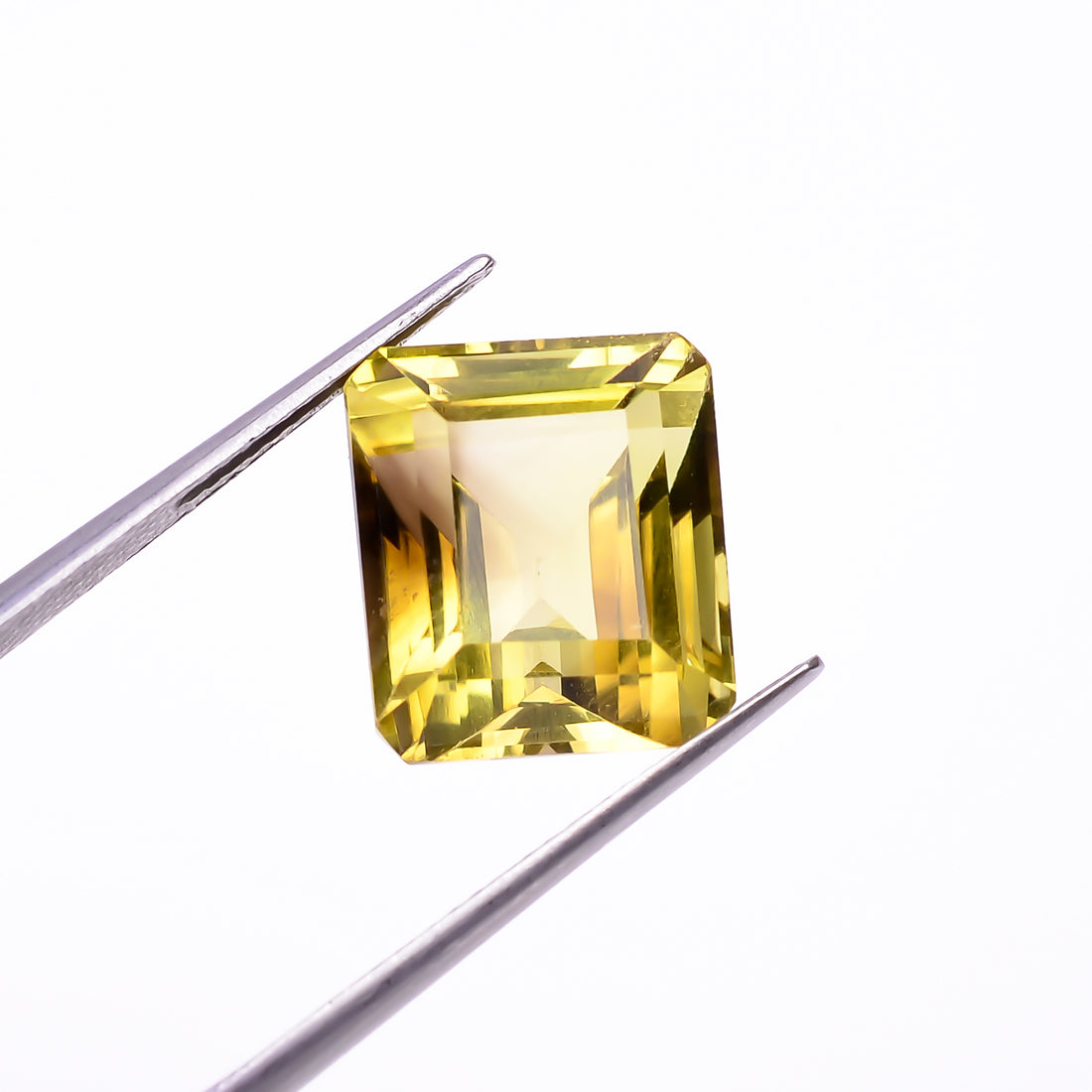 Natural Lemon Smoky Quartz Radiant Shape Cut Stone Loose Gemstone For Making Jewelry 11.5 Ct. 13X11X10 mm Y-9912