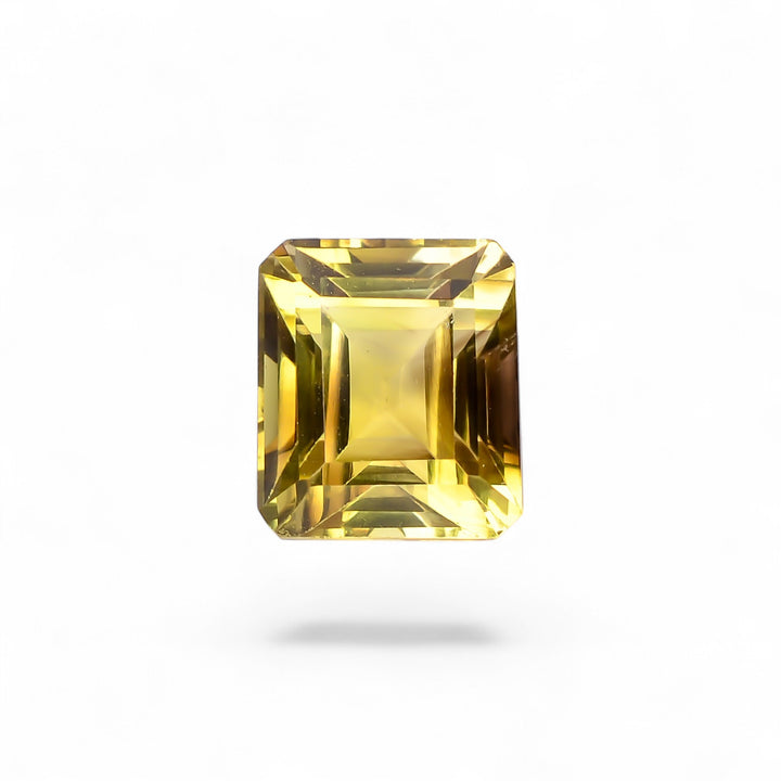 Natural Lemon Smoky Quartz Radiant Shape Cut Stone Loose Gemstone For Making Jewelry 11.5 Ct. 13X11X10 mm Y-9912