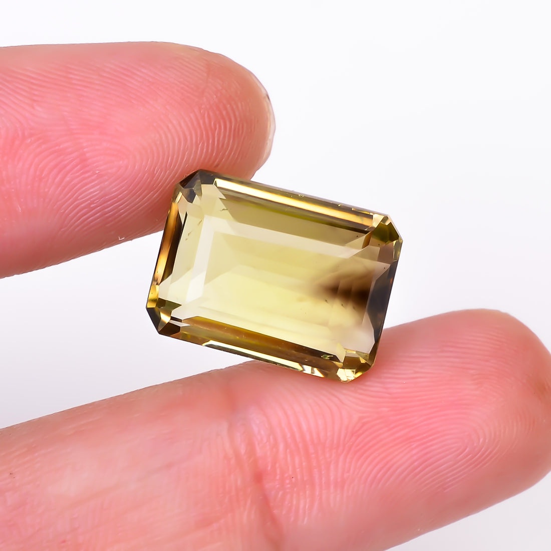 Natural Lemon Smoky Quartz Radiant Shape Cut Stone Loose Gemstone For Making Jewelry 16 Ct. 16X12X9 mm Y-9913