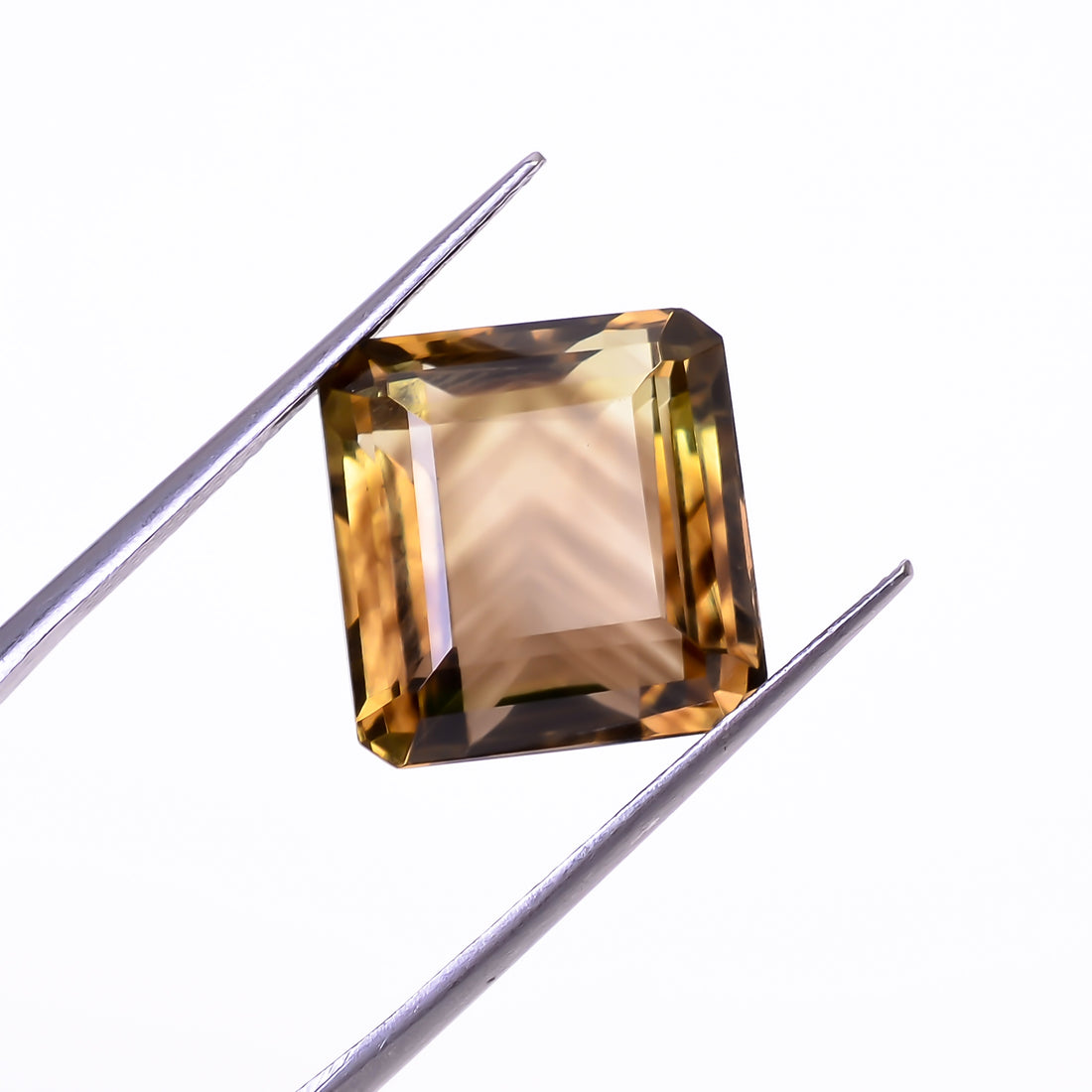 Natural Lemon Smoky Quartz Cushion Shape Cut Stone Loose Gemstone For Making Jewelry 13 Ct. 14X13X9 mm Y-9914