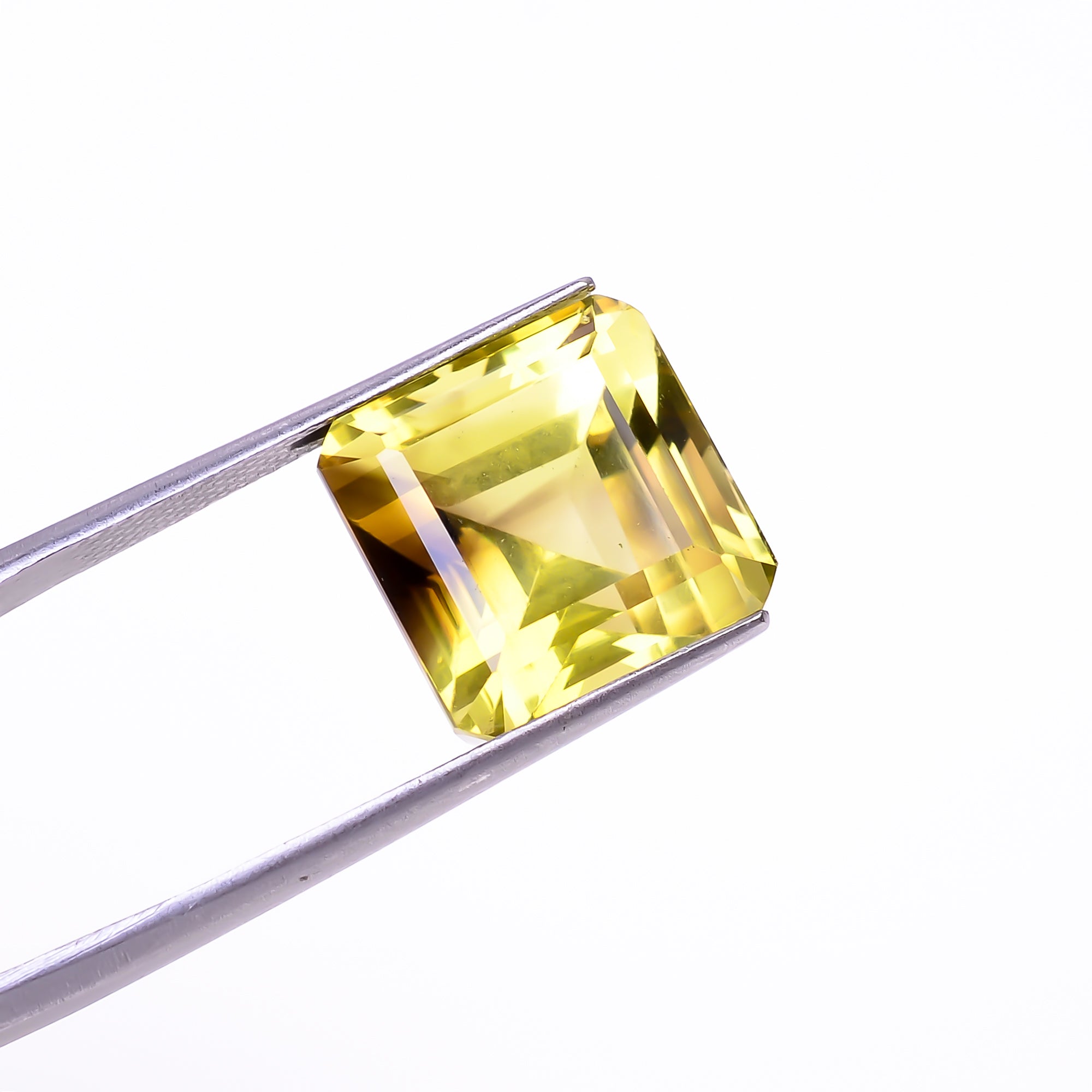 Natural Lemon Smoky Quartz Cushion Shape Cut Stone Loose Gemstone For Making Jewelry 15 Ct. 13X13X12 mm Y-9915