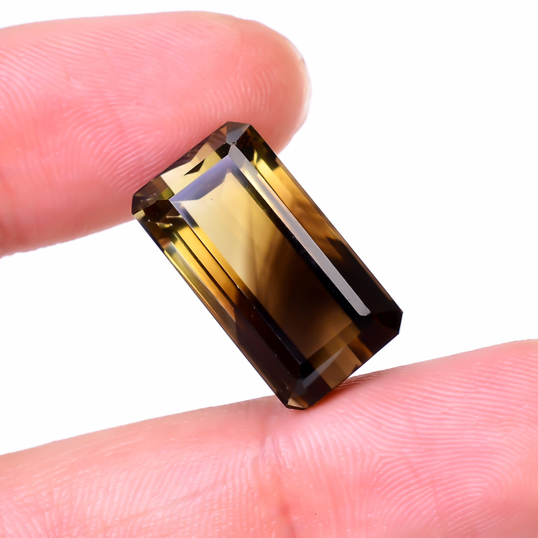 Natural Lemon Smoky Quartz Radiant Shape Cut Stone Loose Gemstone For Making Jewelry 17 Ct. 19X10X9 mm Y-9916