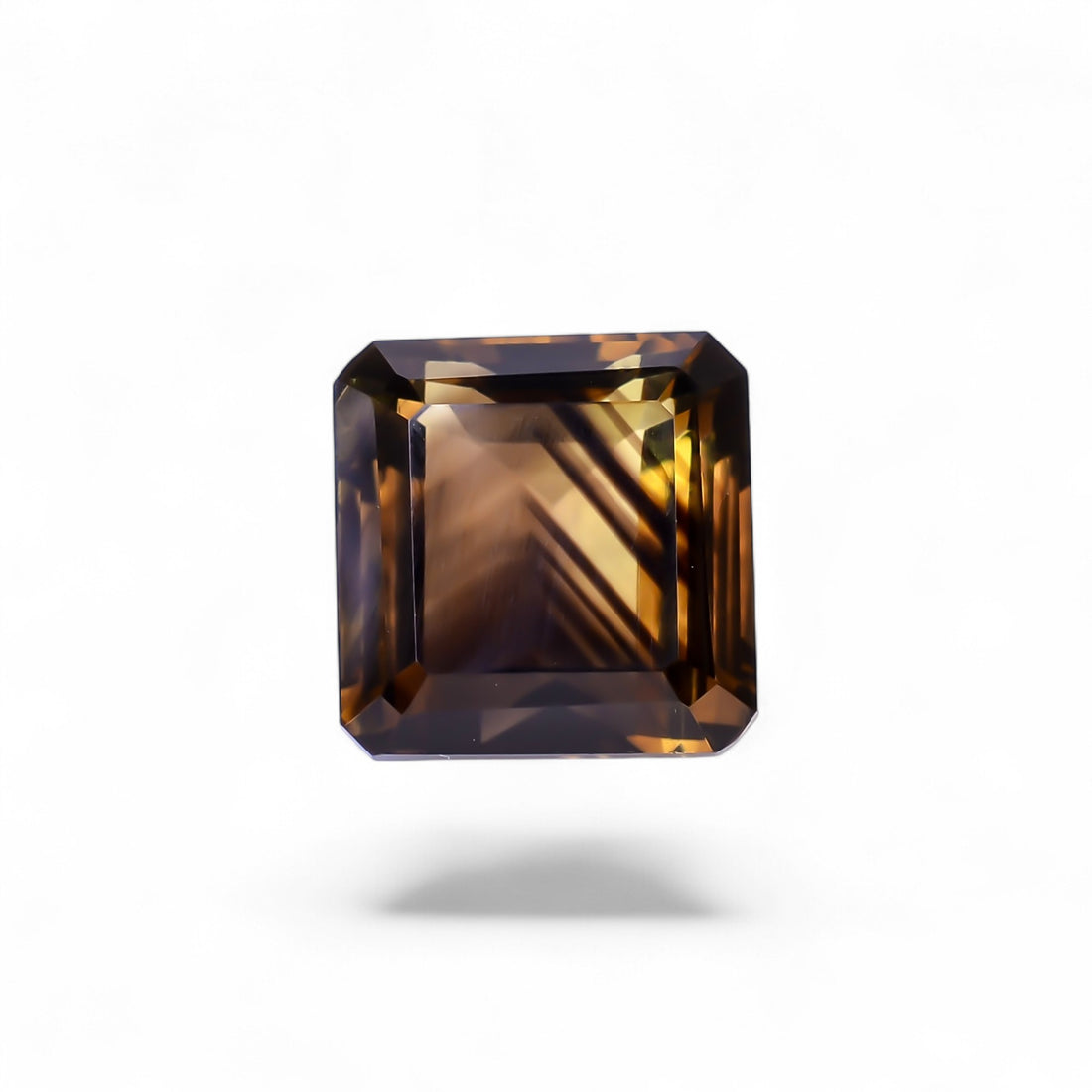 Natural Lemon Smoky Quartz Cushion Shape Cut Stone Loose Gemstone For Making Jewelry 17.5 Ct. 14X14X10 mm Y-9917