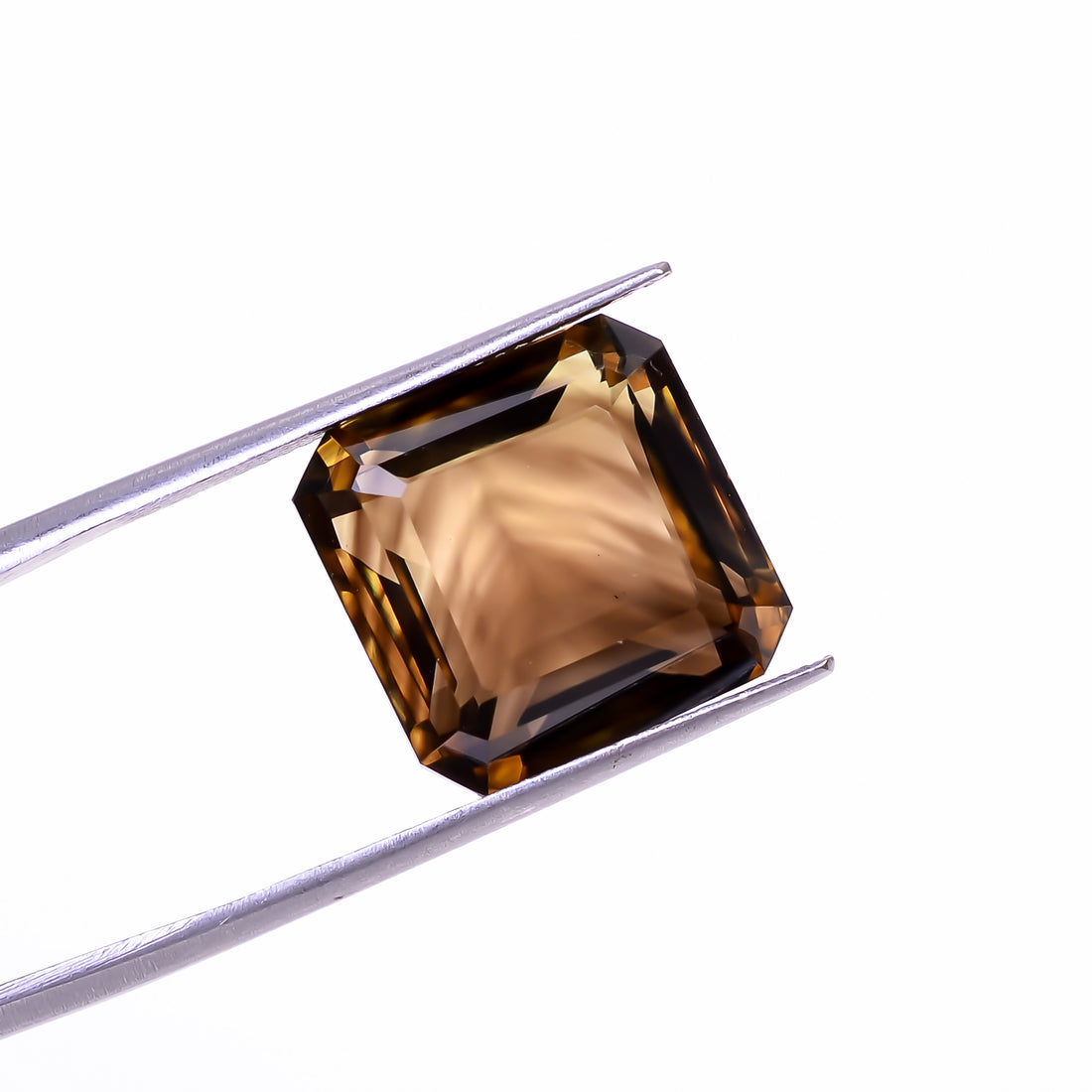 Natural Lemon Smoky Quartz Radiant Shape Cut Stone Loose Gemstone For Making Jewelry 15.5 Ct. 14X14X10 mm Y-9919