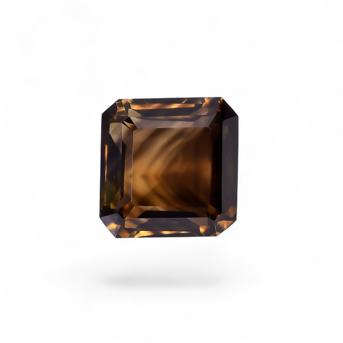 Natural Lemon Smoky Quartz Radiant Shape Cut Stone Loose Gemstone For Making Jewelry 15.5 Ct. 14X14X10 mm Y-9919