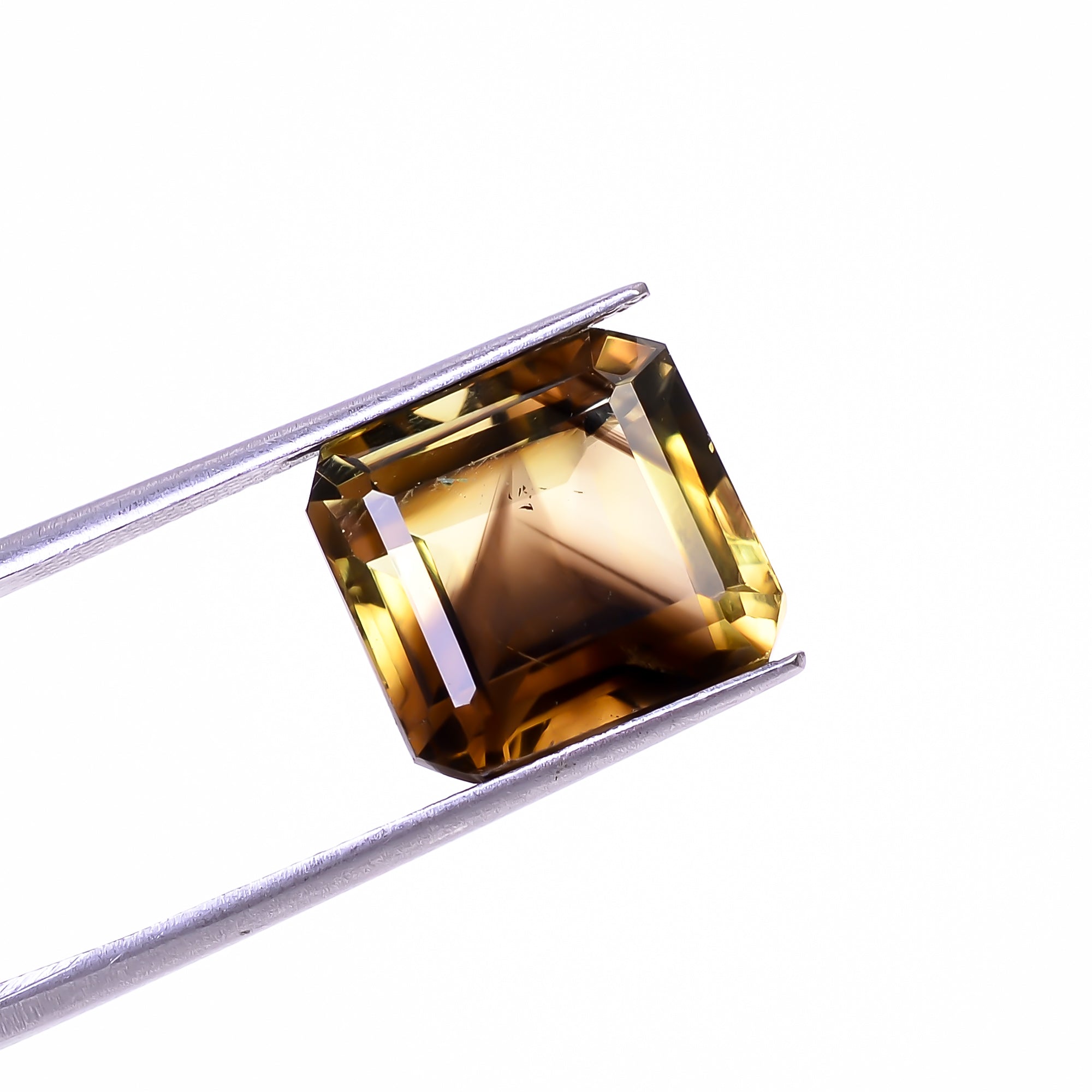 Natural Lemon Smoky Quartz Radiant Shape Cut Stone Loose Gemstone For Making Jewelry 10 Ct. 12X11X9 mm Y-9920