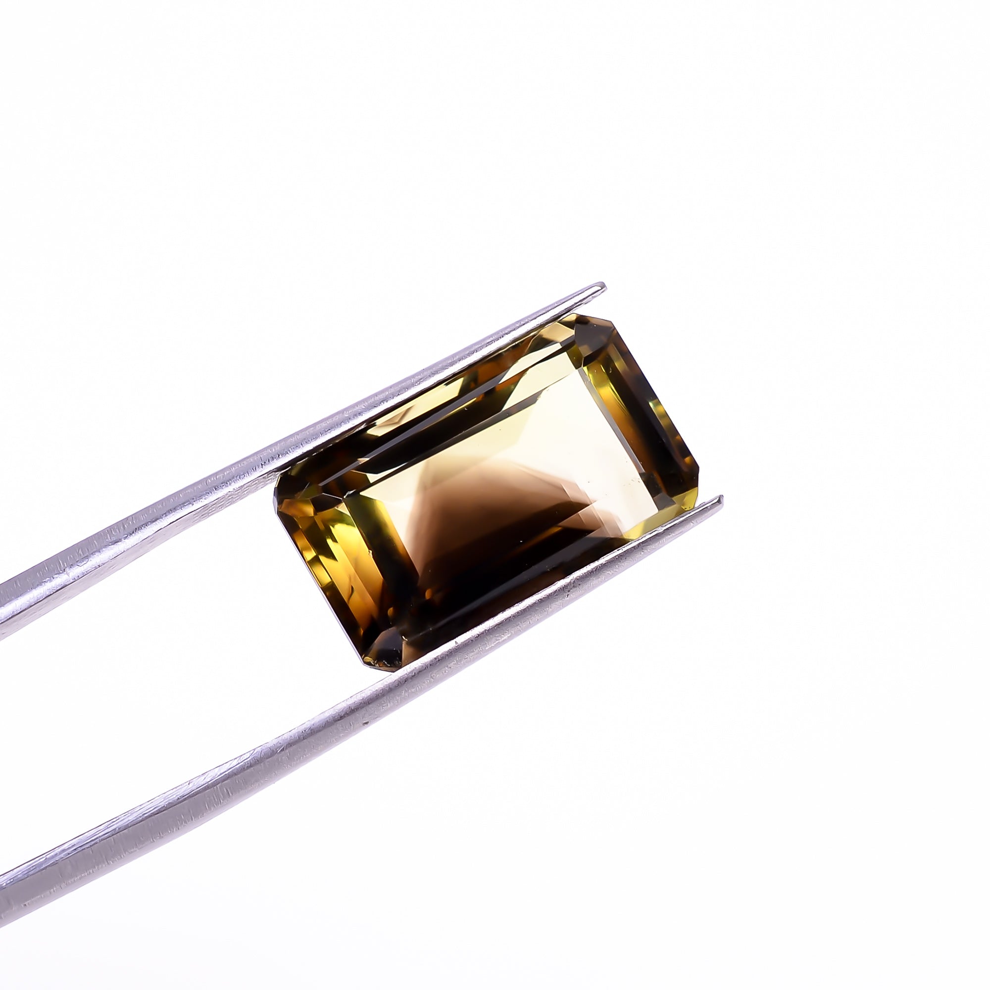 Natural Lemon Smoky Quartz Radiant Shape Cut Stone Loose Gemstone For Making Jewelry 12 Ct. 17X10X9 mm Y-9921