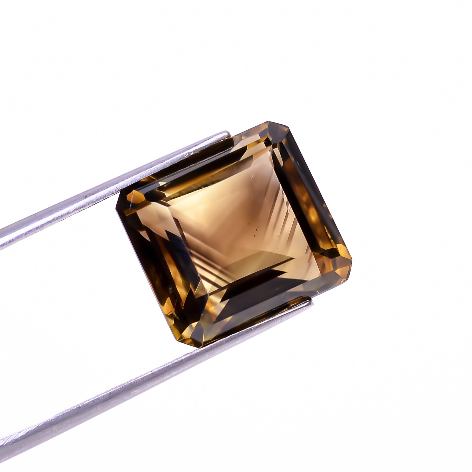 Natural Lemon Smoky Quartz Cushion Shape Cut Stone Loose Gemstone For Making Jewelry 15 Ct. 14X13X10 mm Y-9922