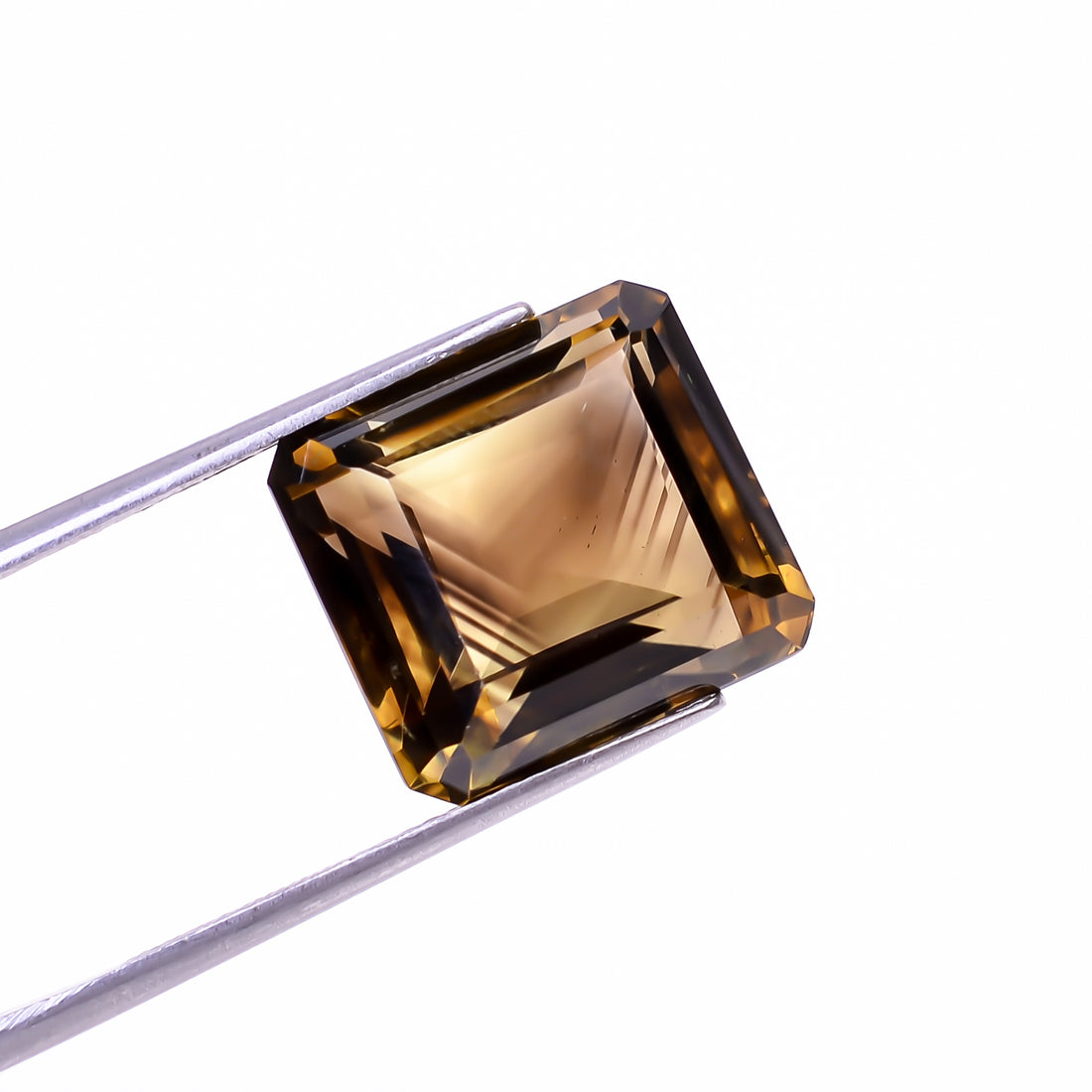 Natural Lemon Smoky Quartz Cushion Shape Cut Stone Loose Gemstone For Making Jewelry 15 Ct. 14X13X10 mm Y-9922