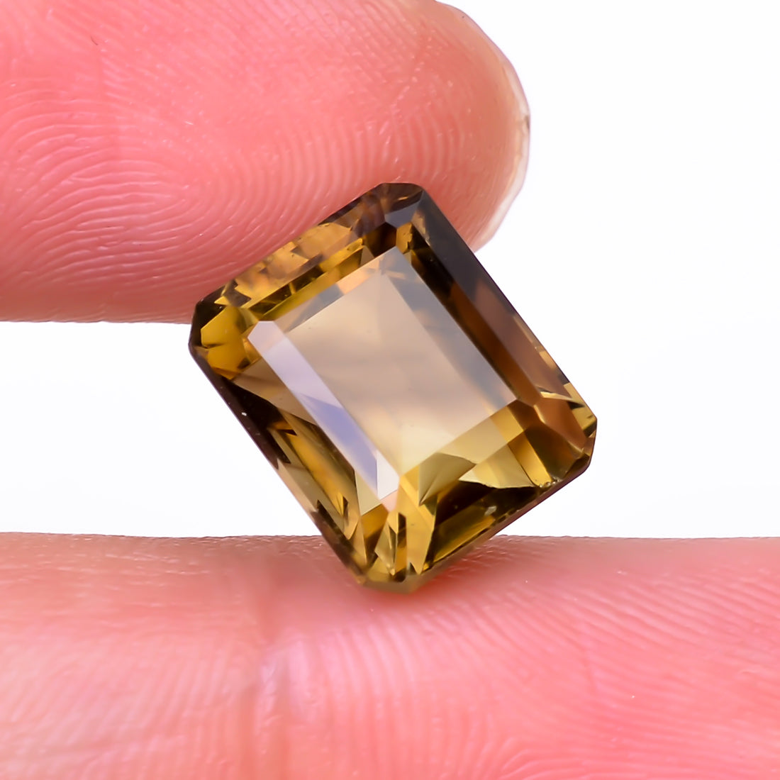 Natural Lemon Smoky Quartz Oval Shape Cut Stone Loose Gemstone For Making Jewelry 15.5 Ct. 16X14X10 mm Y-9925