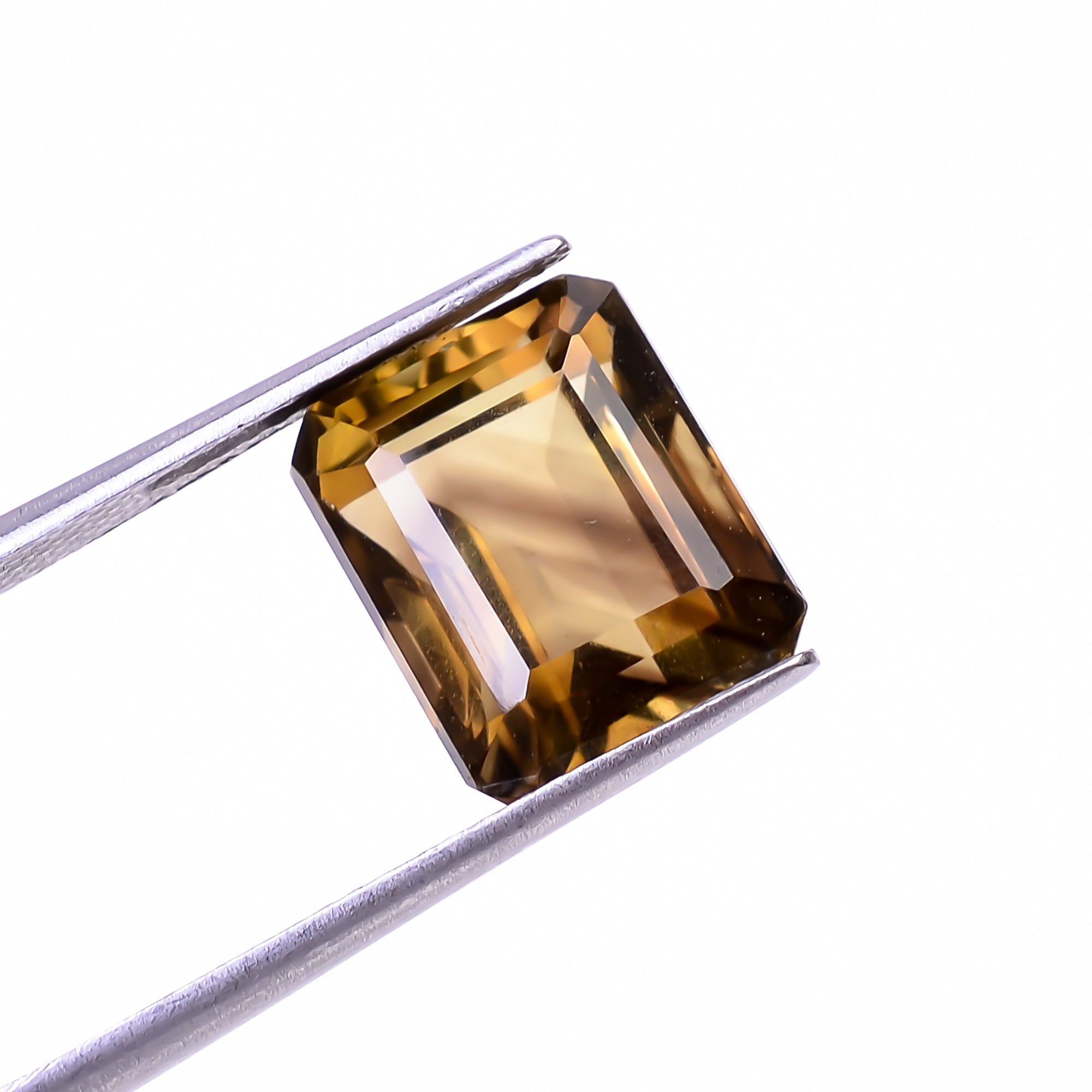 Natural Lemon Smoky Quartz Oval Shape Cut Stone Loose Gemstone For Making Jewelry 15.5 Ct. 16X14X10 mm Y-9925