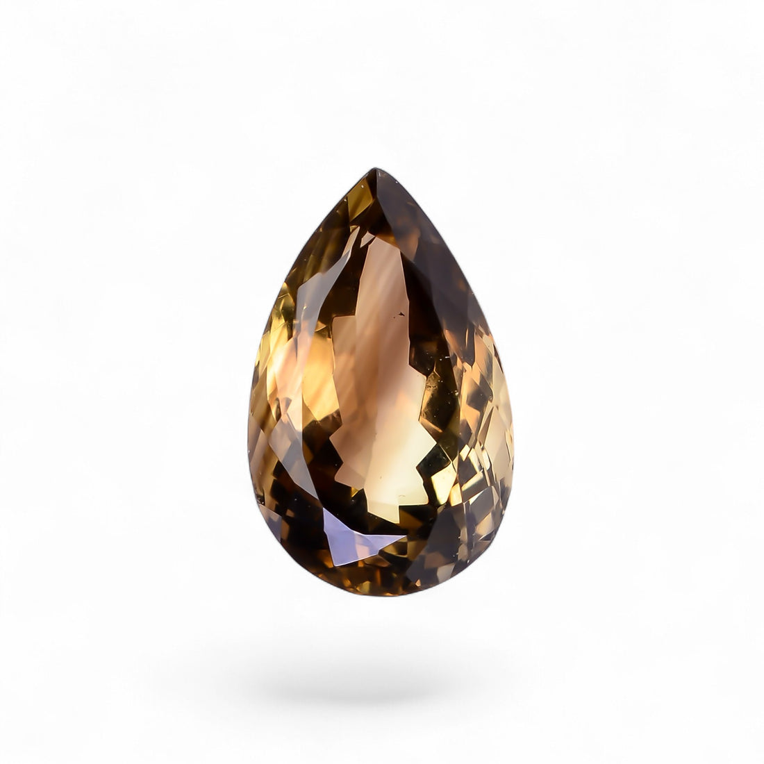 Natural Lemon Smoky Quartz Pear Shape Cut Stone Loose Gemstone For Making Jewelry 12 Ct. 18X11X10 mm Y-9928