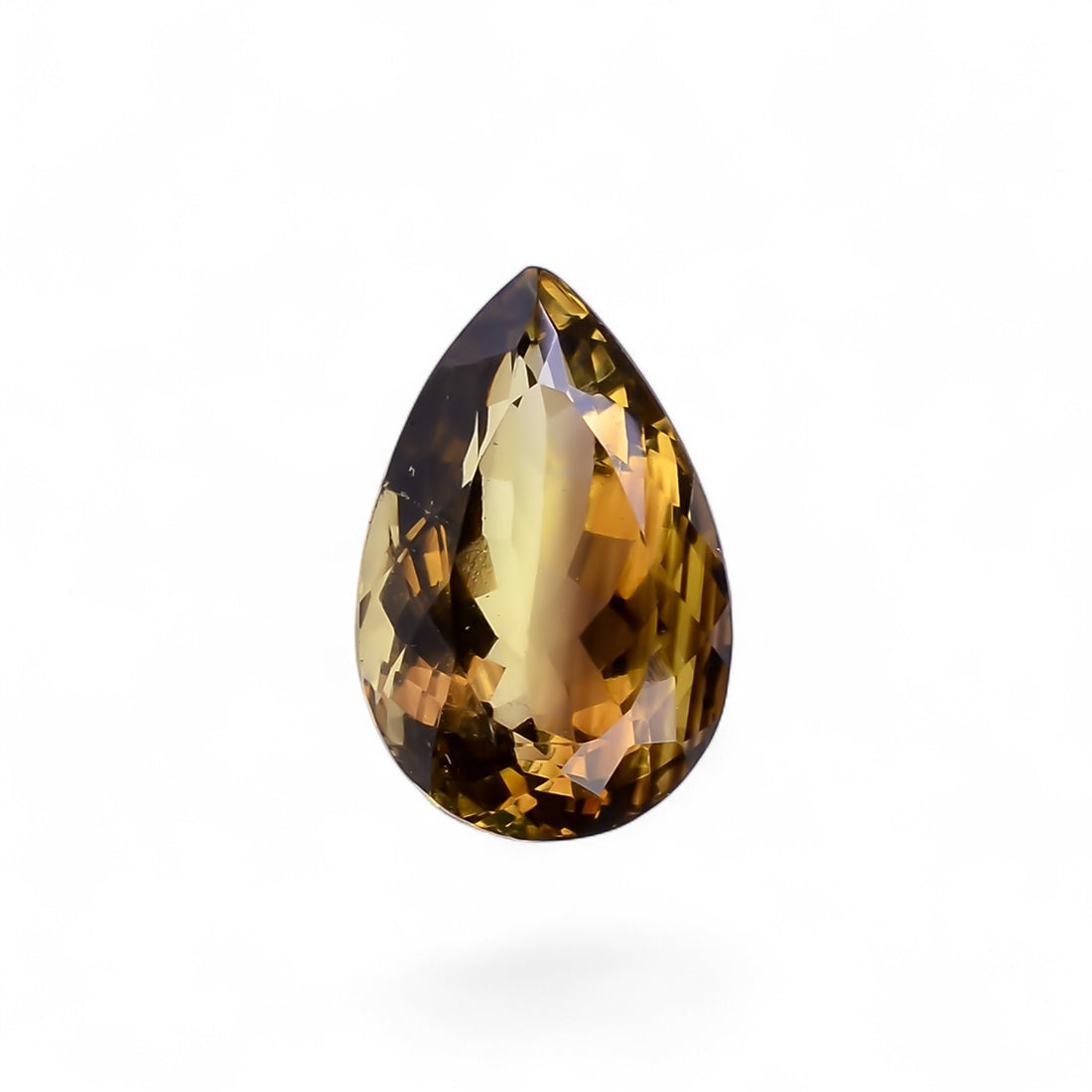 Natural Lemon Smoky Quartz Pear Shape Cut Stone Loose Gemstone For Making Jewelry 12 Ct. 18X11X10 mm Y-9930