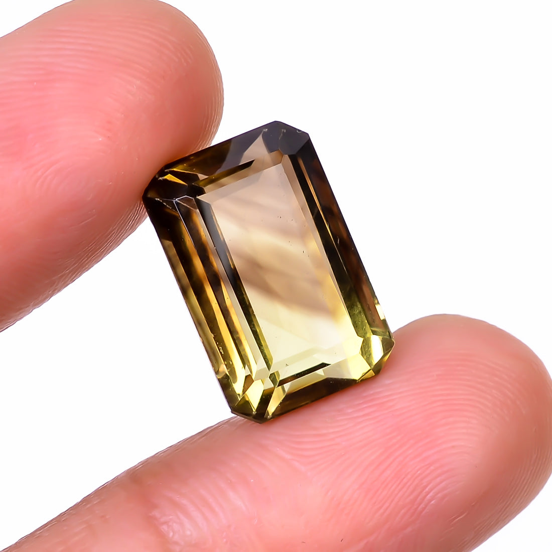 Natural Lemon Smoky Quartz Radiant Shape Cut Stone Loose Gemstone For Making Jewelry 10 Ct. 15X10X7 mm Y-9935