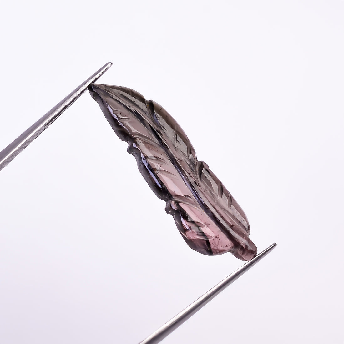 Natural Tourmaline Leaf Shape Carved Loose Gemstone For Making Jewelry 6.95 Ct. 30X9X3 mm Y-9945