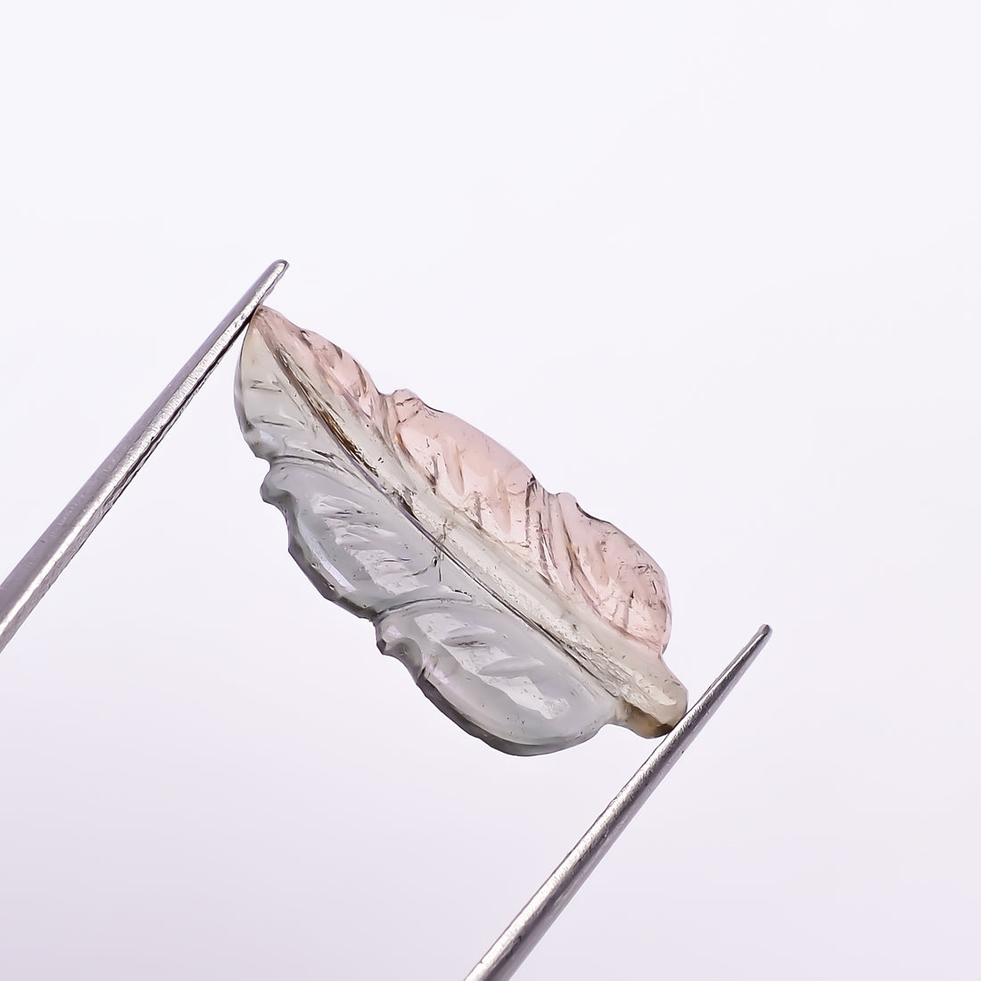 Natural Tourmaline Leaf Shape Carved Loose Gemstone For Making Jewelry 4.45 Ct. 22X10X2 mm Y-9946