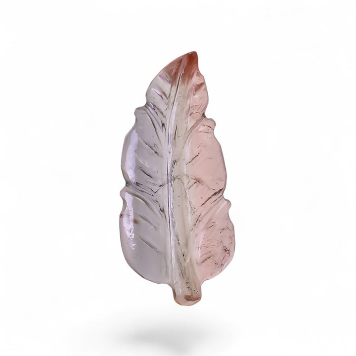 Natural Tourmaline Leaf Shape Carved Loose Gemstone For Making Jewelry 4.45 Ct. 22X10X2 mm Y-9946
