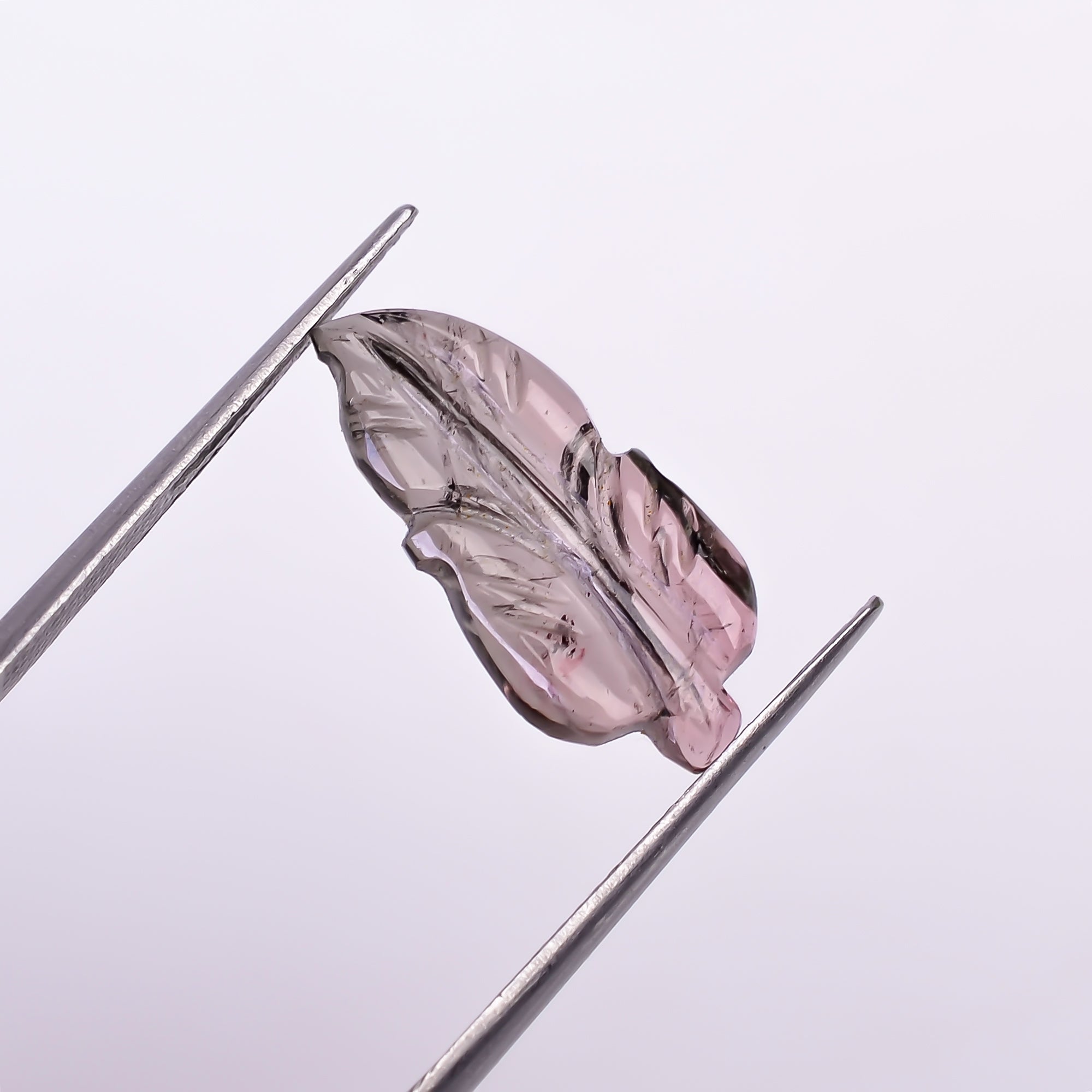 Natural Tourmaline Leaf Shape Carved Loose Gemstone For Making Jewelry 3.1 Ct. 19X9X2 mm Y-9974