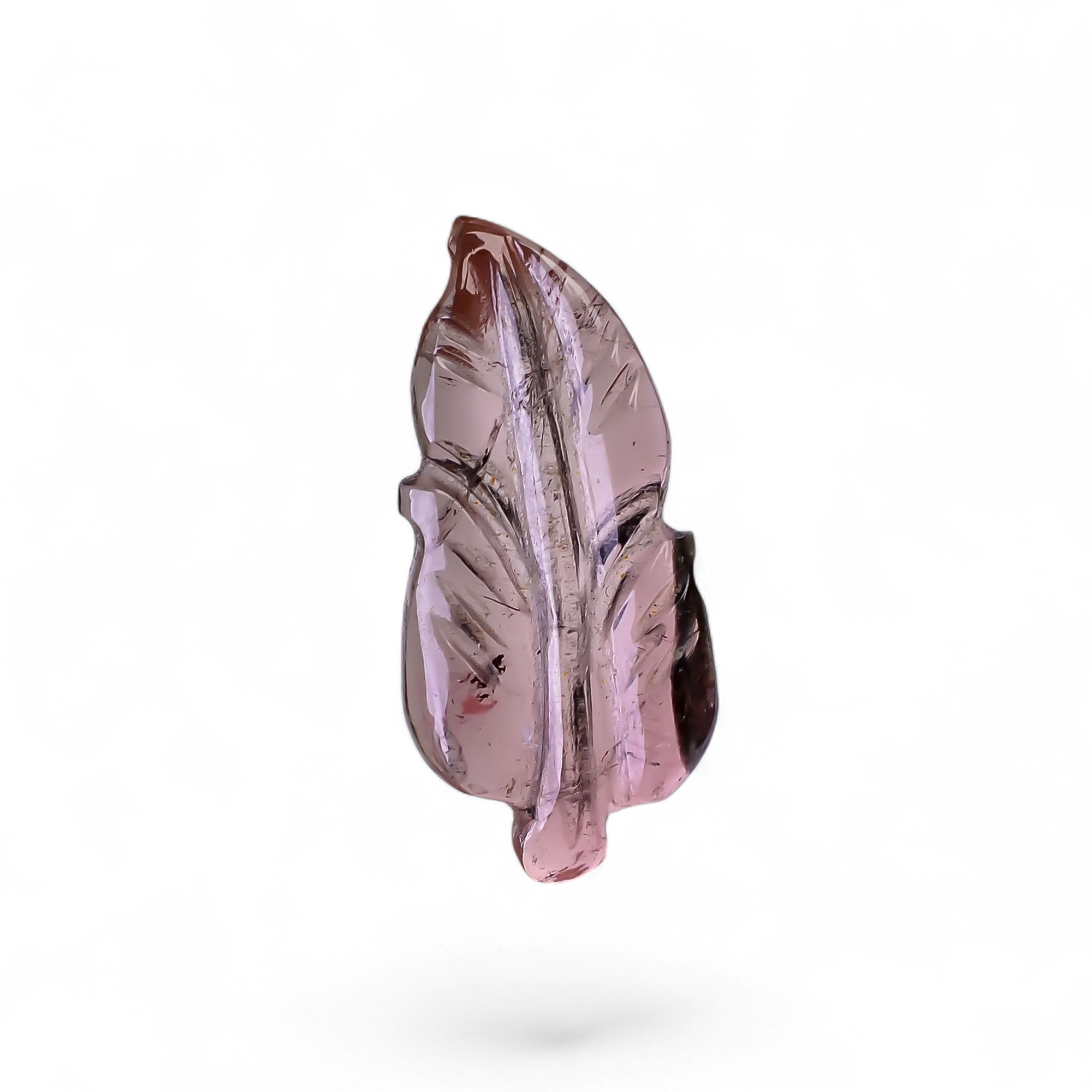 Natural Tourmaline Leaf Shape Carved Loose Gemstone For Making Jewelry 3.1 Ct. 19X9X2 mm Y-9974