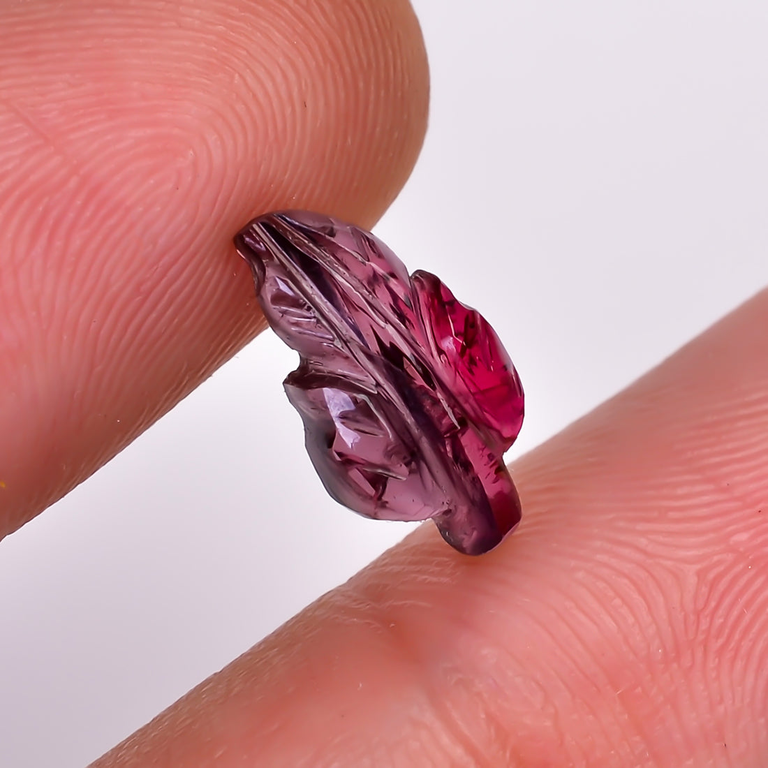 Natural Tourmaline Leaf Shape Carved Loose Gemstone For Making Jewelry 2 Ct. 12X6X3 mm Y-9978