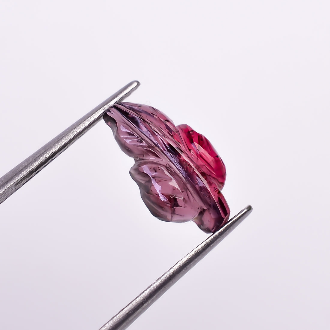 Natural Tourmaline Leaf Shape Carved Loose Gemstone For Making Jewelry 2 Ct. 12X6X3 mm Y-9978