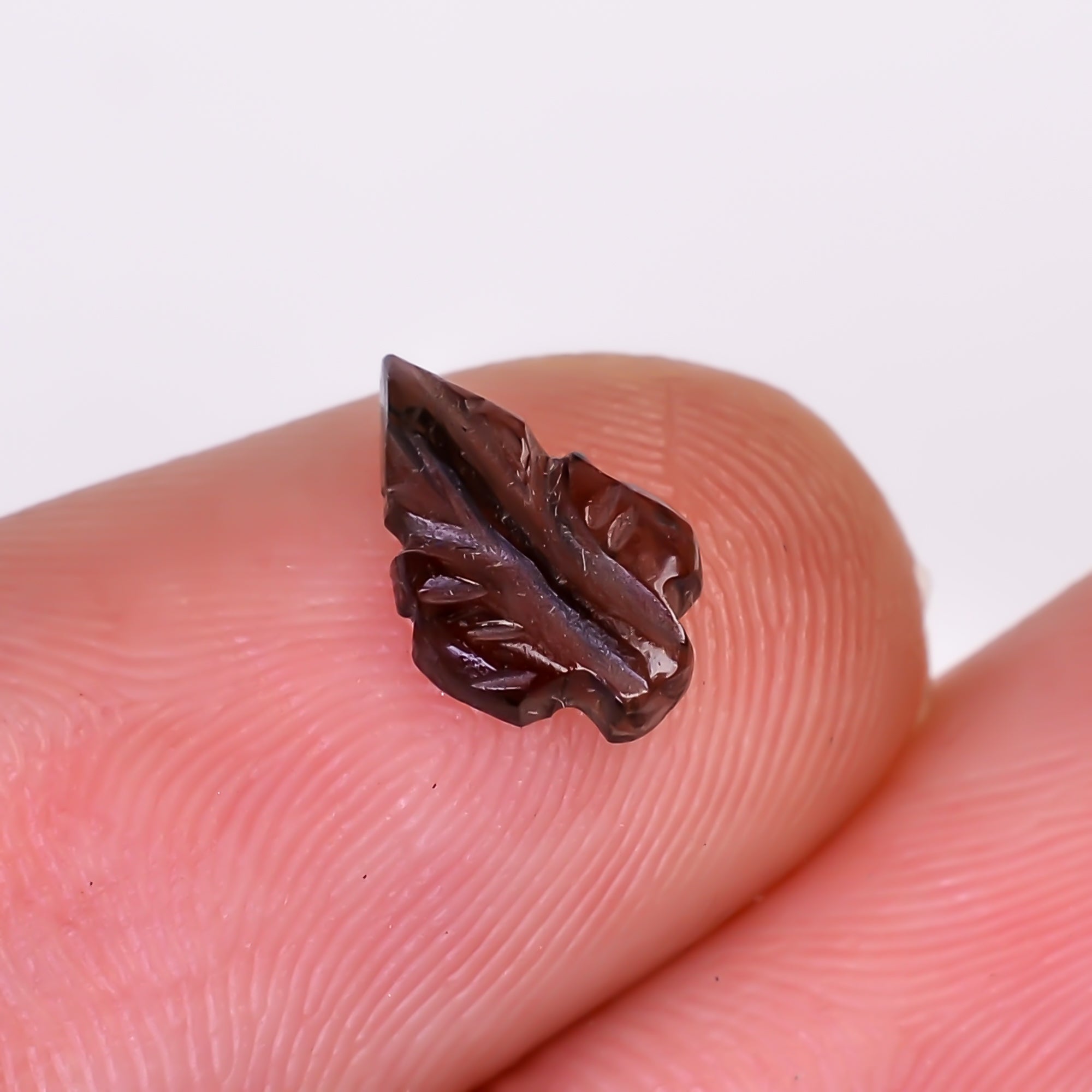 Natural Tourmaline Leaf Shape Carved Loose Gemstone For Making Jewelry 0.75 Ct. 9X6X2 mm Y-9992