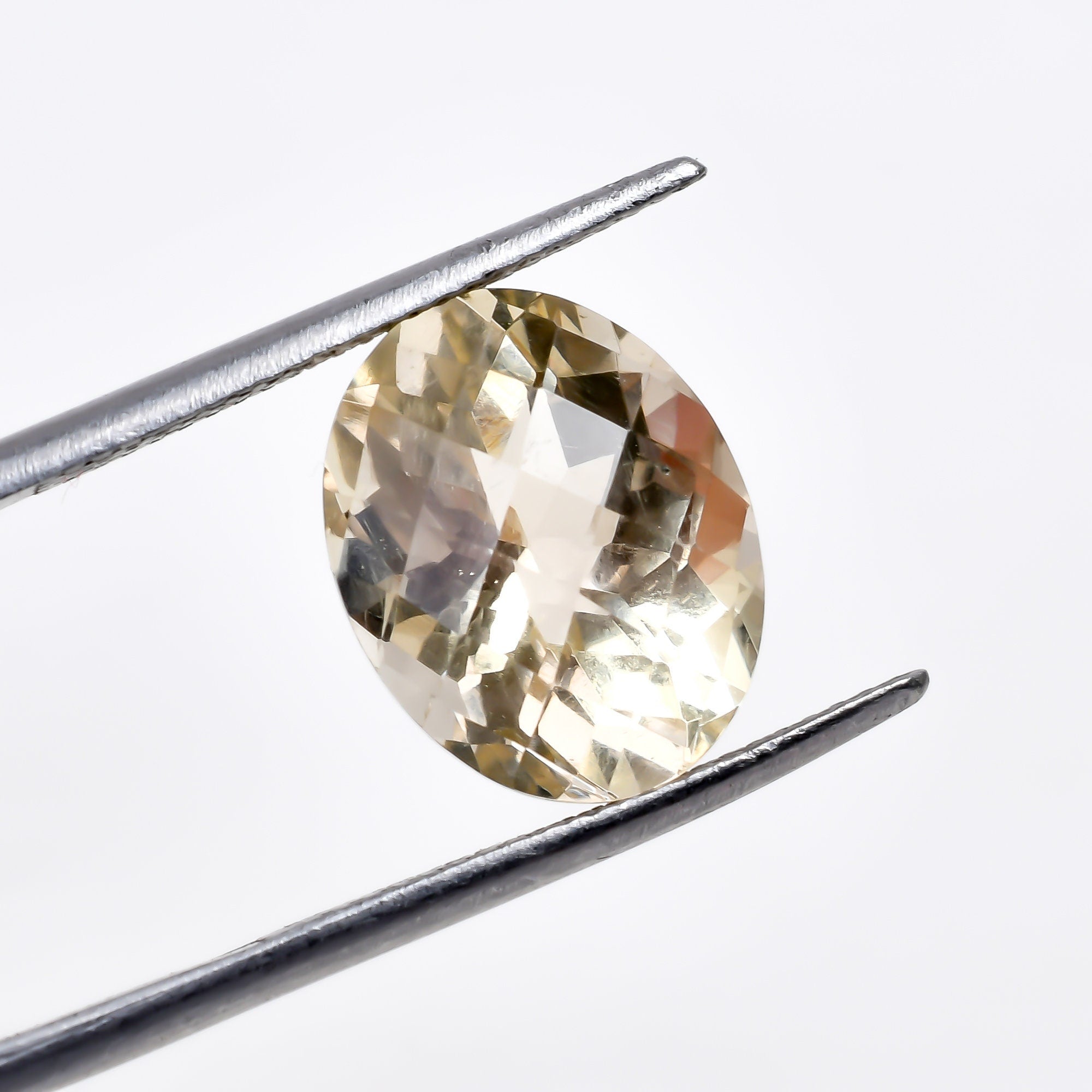 scapolite oval shape natural faceted loose gemstone