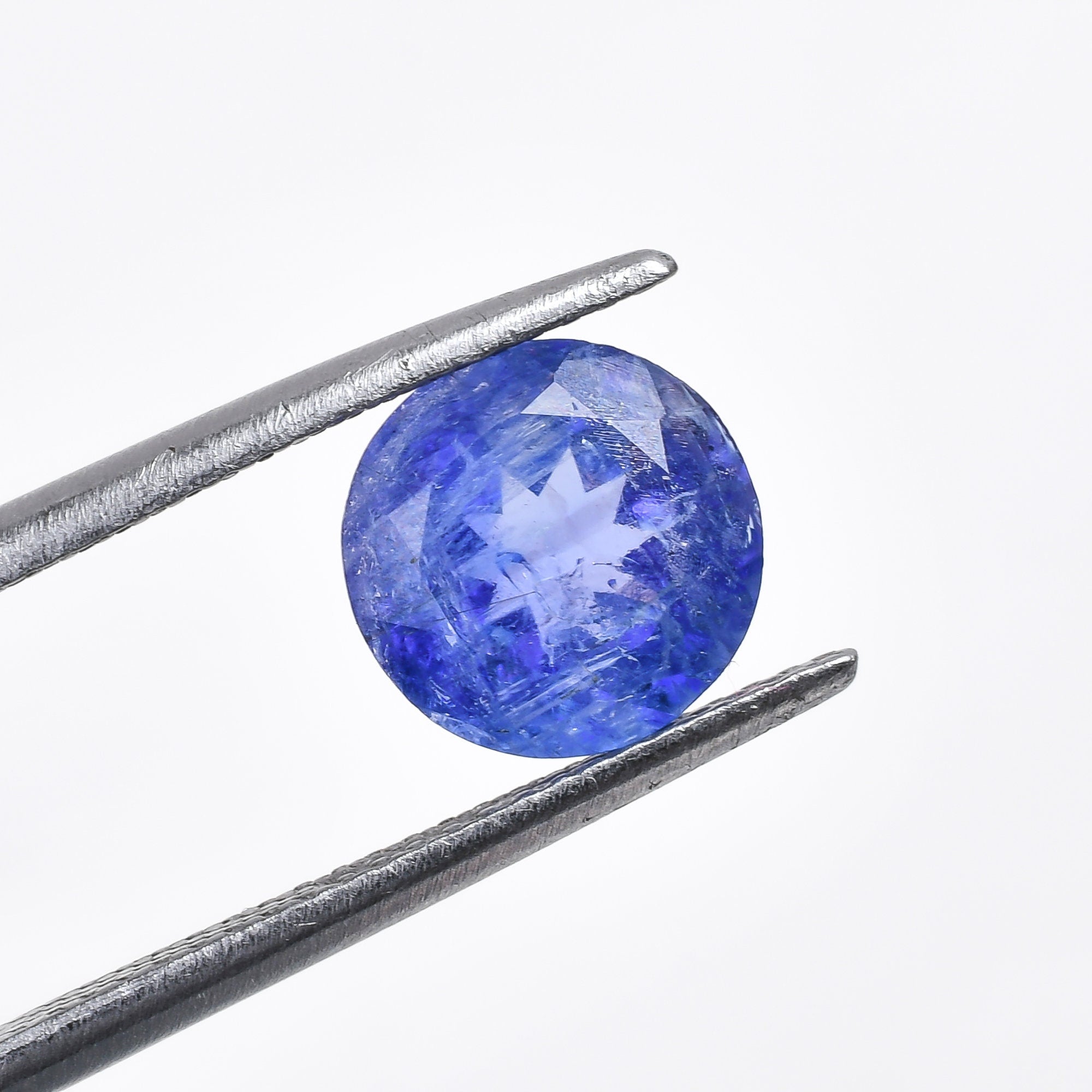 tanzanite natural round shape cut stone loose gemstone