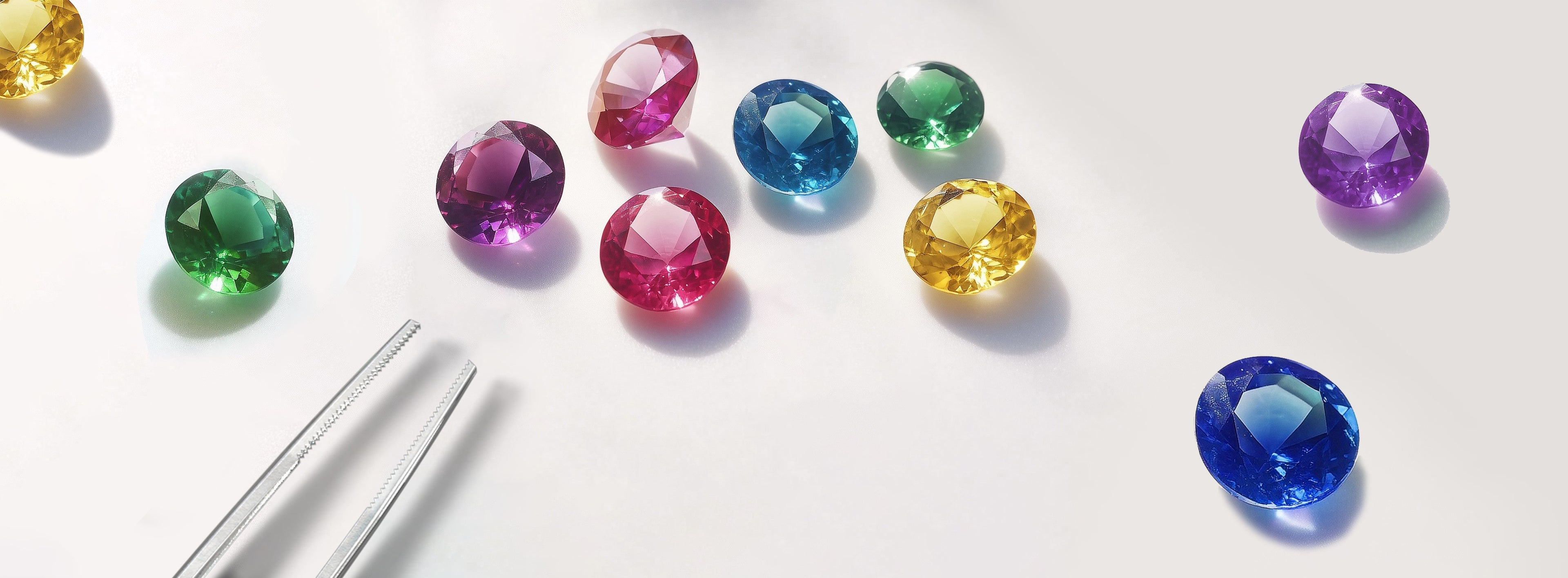 Loose gemstones banner
