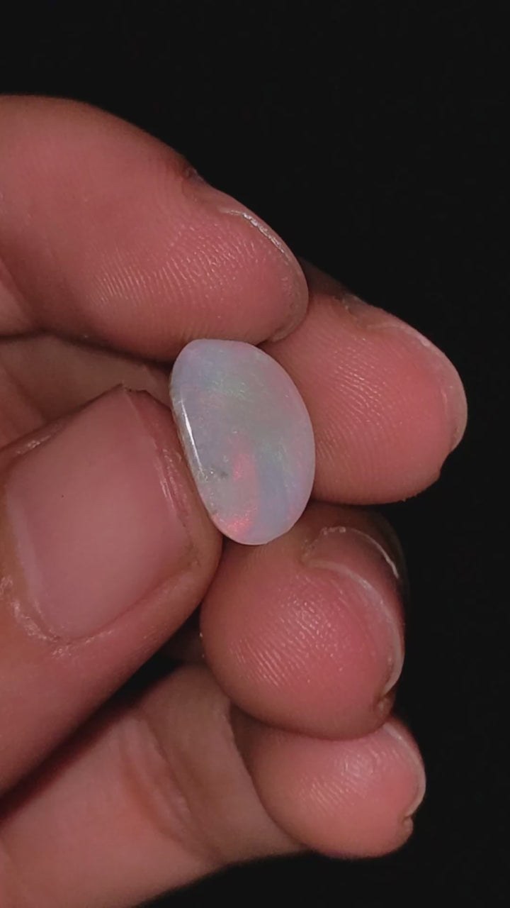 Natural Australian Opal Fancy Shape Cabochon Loose Gemstone For Making Jewelry 13X8X2 mm 2 Ct. OP-710