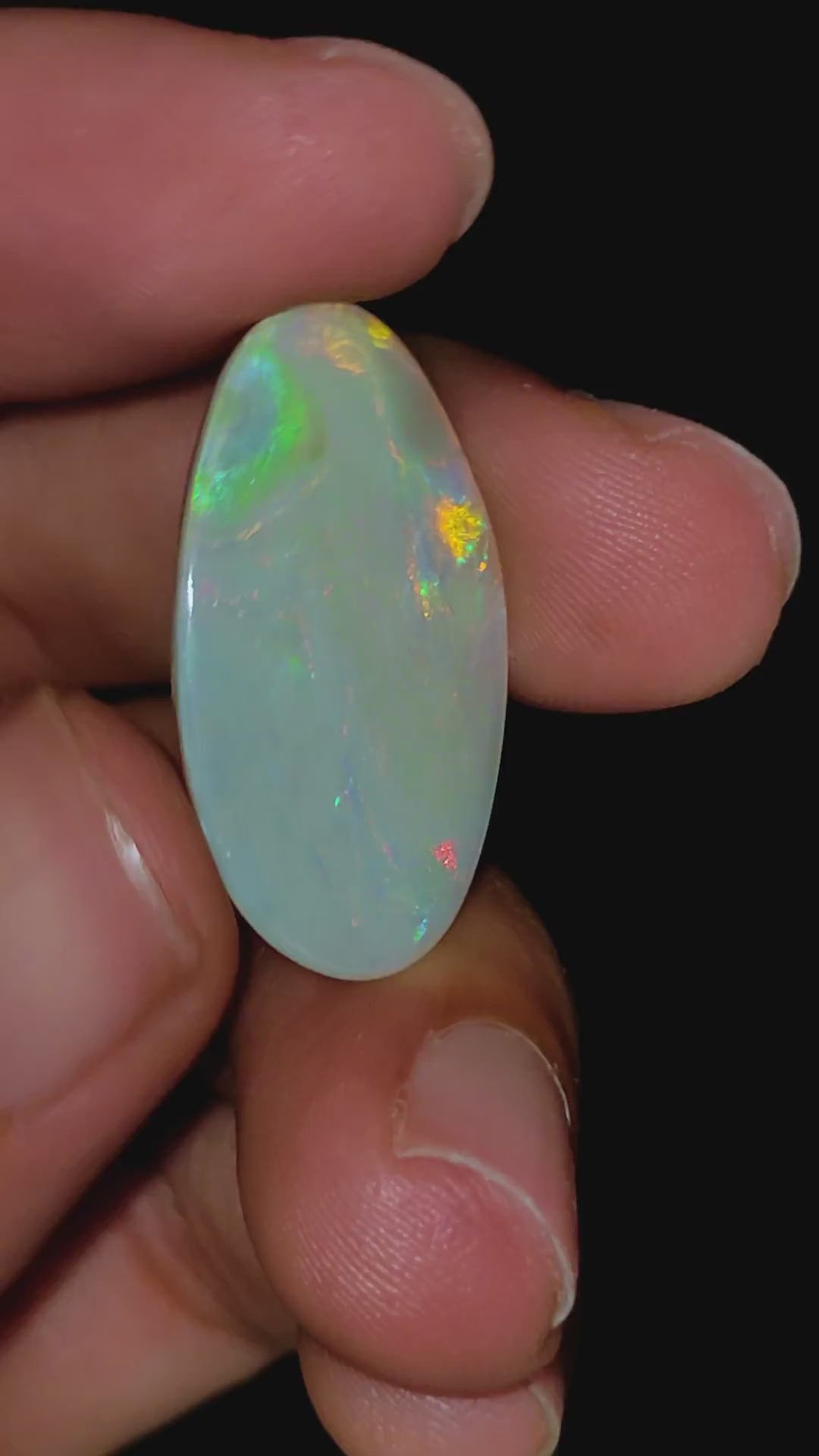 Natural Australian Opal Fancy Shape Cabochon Loose Gemstone For Making Jewelry 16X14X2 mm 7 Ct. OP-657