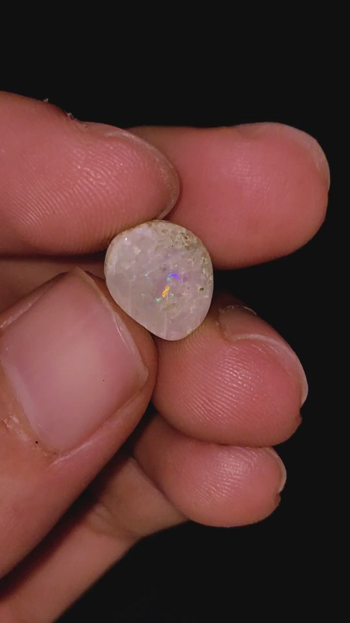 Natural Australian Opal Fancy Shape Cabochon Loose Gemstone For Making Jewelry 19X8X3 mm 3.5 Ct. OP-670