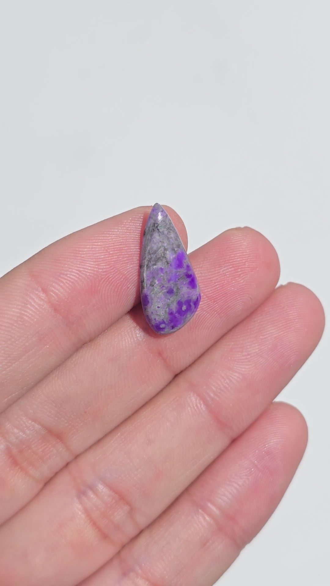Sugilite Fancy Shape Cabochon Loose Gemstone For Making Jewelry 4.5 Ct. 20X9X3 mm Y-9314