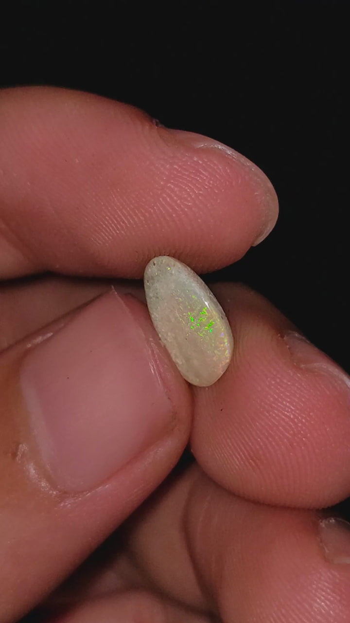 Natural Australian Opal Fancy Shape Cabochon Loose Gemstone For Making Jewelry 10X6X2 mm 1 Ct. OP-718