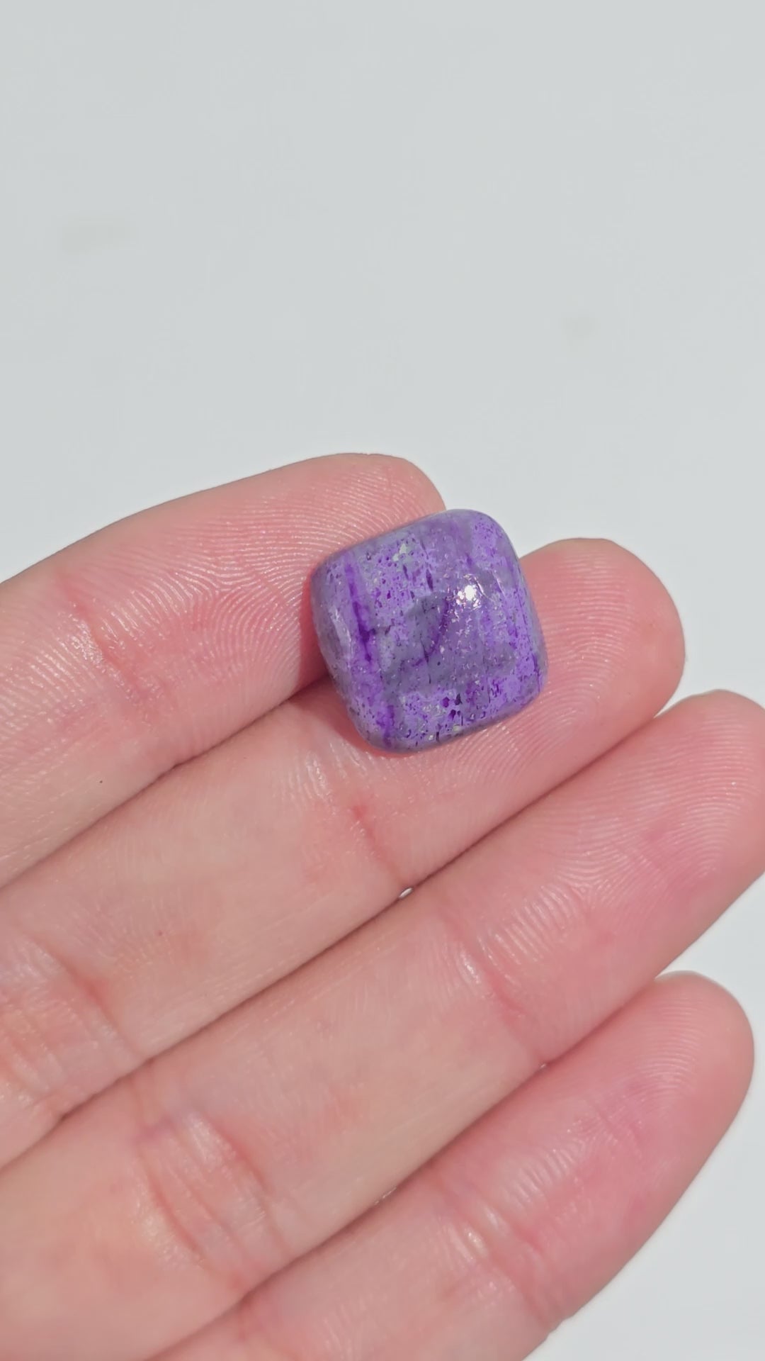 Sugilite Cushion Shape Cabochon Loose Gemstone For Making Jewelry 9 Ct. 13X13X5 mm Y-9325