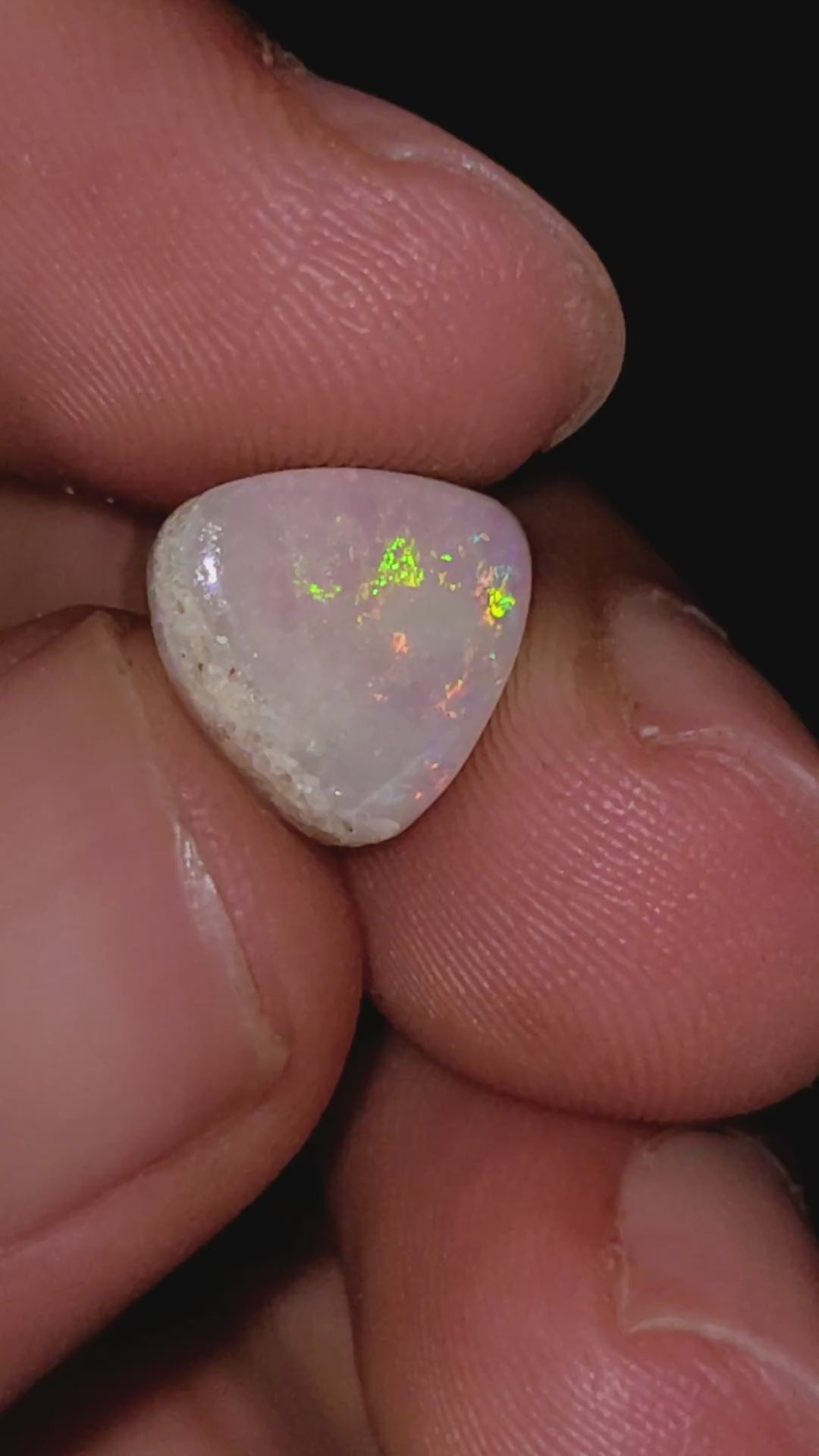 Natural Australian Opal Heart Shape Cabochon Loose Gemstone For Making Jewelry 9X9X4 mm 2 Ct. OP-641