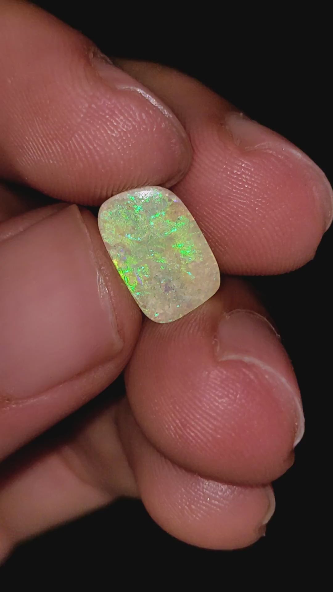Natural Australian Opal Fancy Shape Cabochon Loose Gemstone For Making Jewelry 10X7X2 mm 1 Ct. OP-632