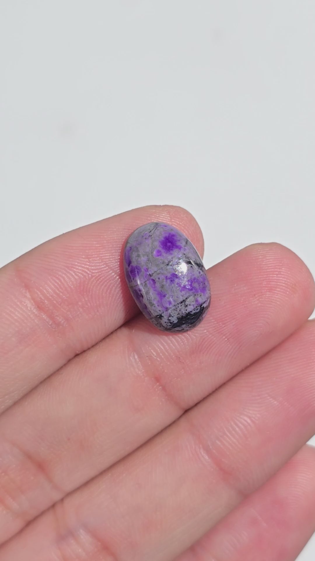 Sugilite Oval Shape Cabochon Loose Gemstone For Making Jewelry 6 Ct. 15X10X4 mm Y-9309
